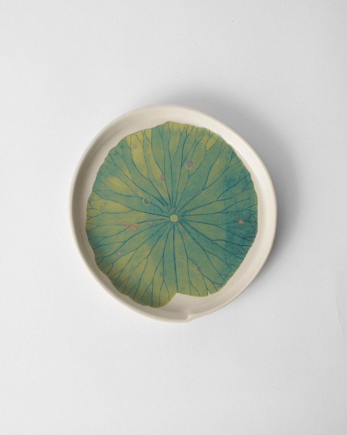Lotus Garden Dessert Plate