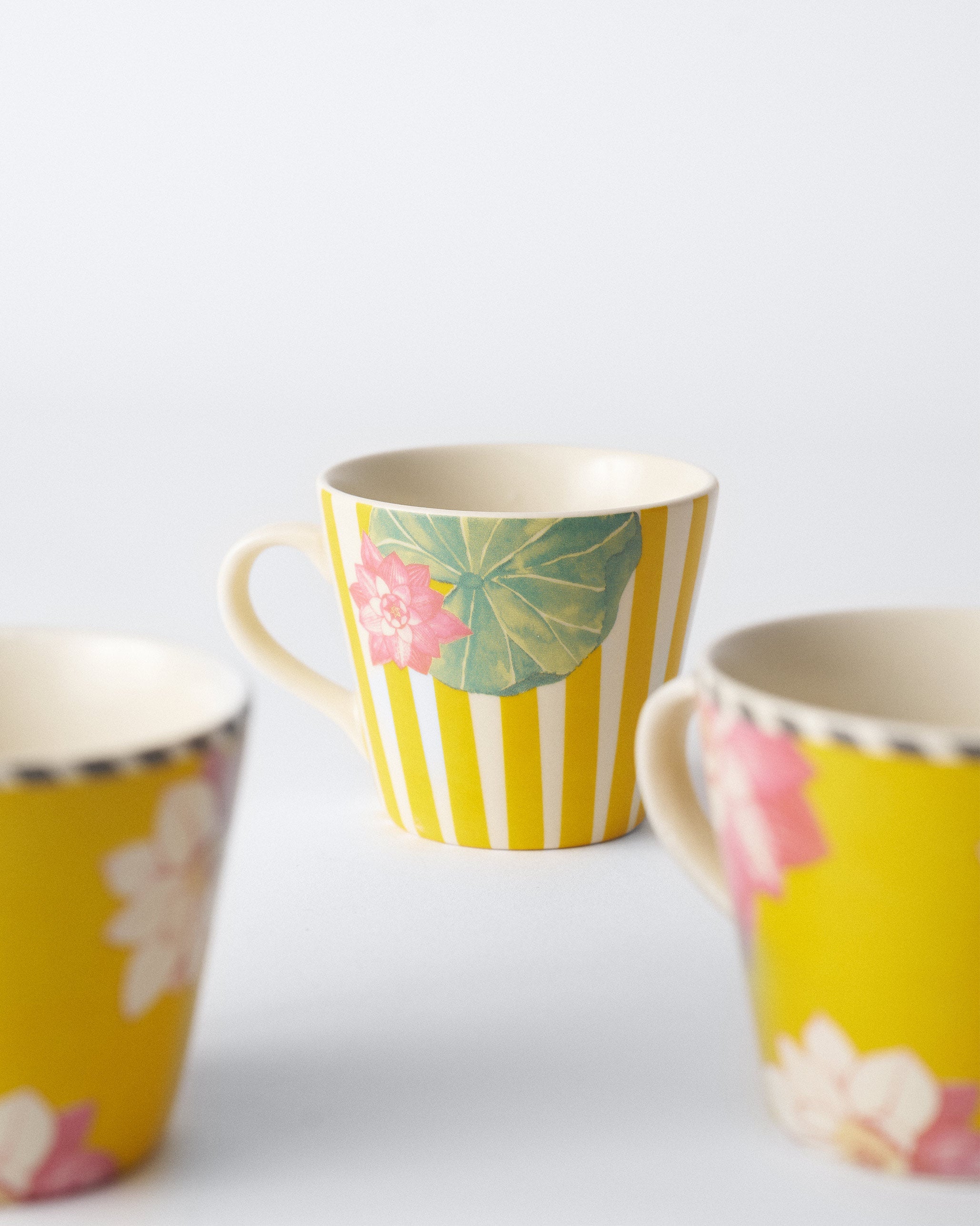 Lotus Garden Espresso Mug - Set of 4