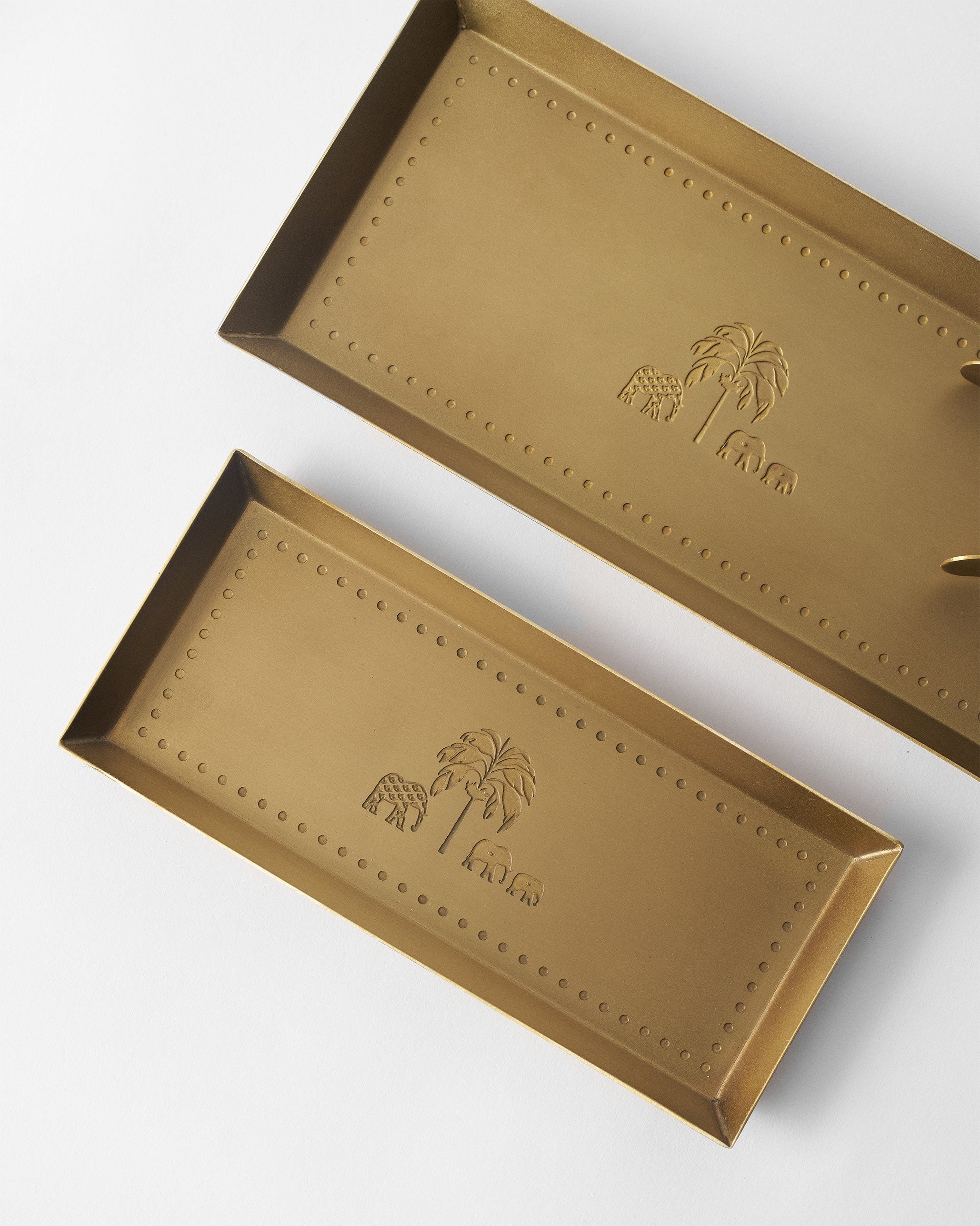 Aurum Platter with Tong - Set of 3