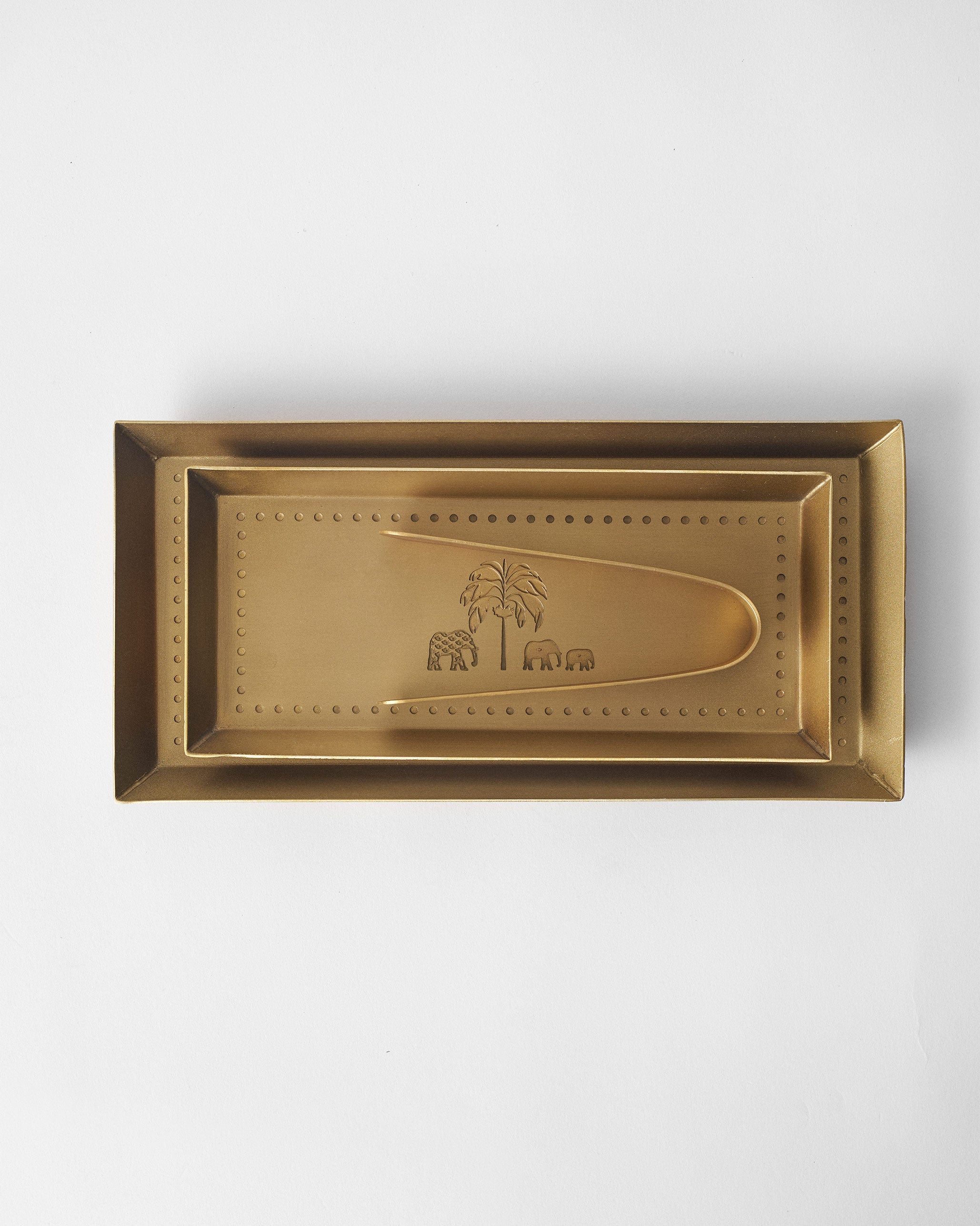 Aurum Platter with Tong - Set of 3