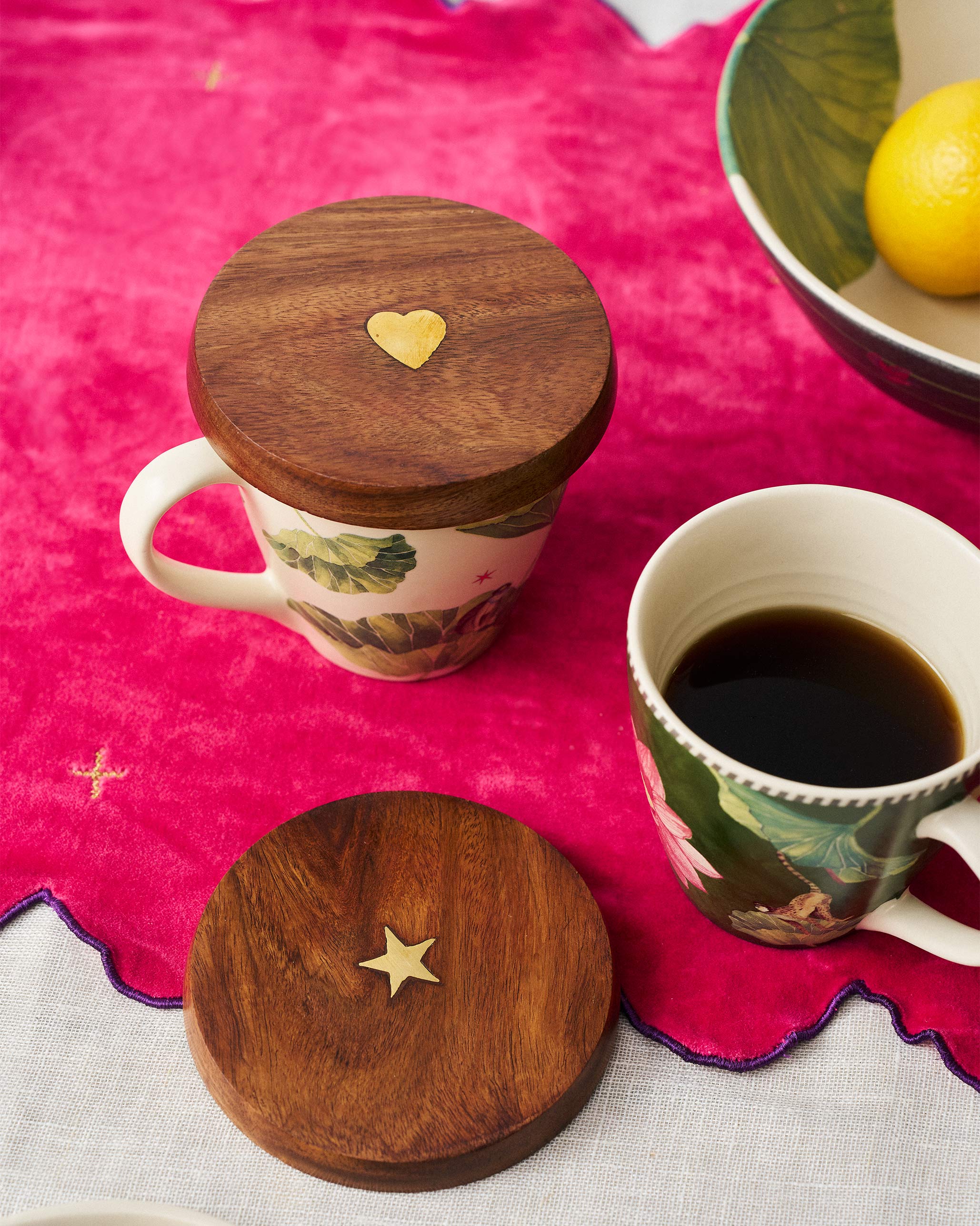 Aster Mug Lid - Set of 2