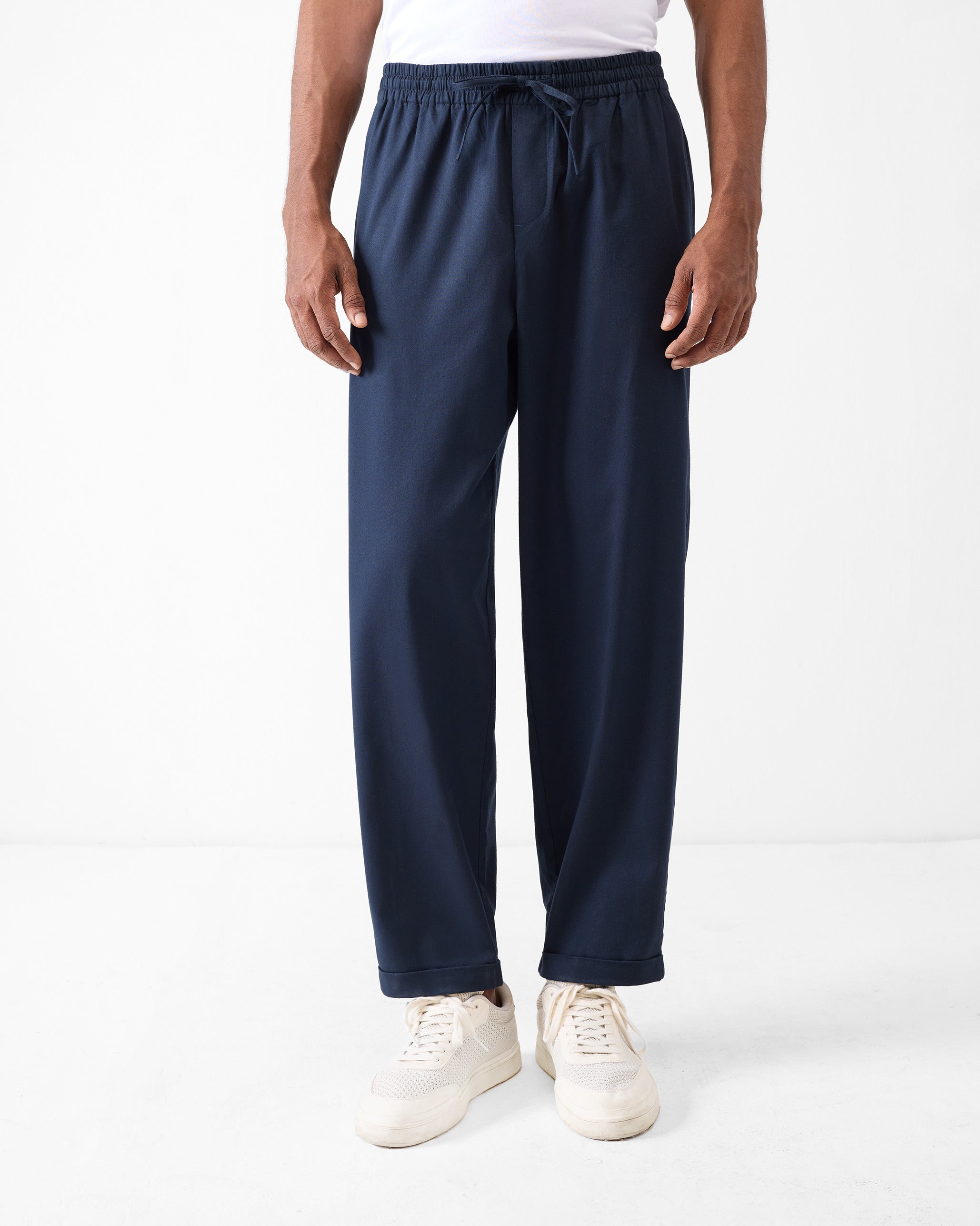 Relaxed Chinos - Navy