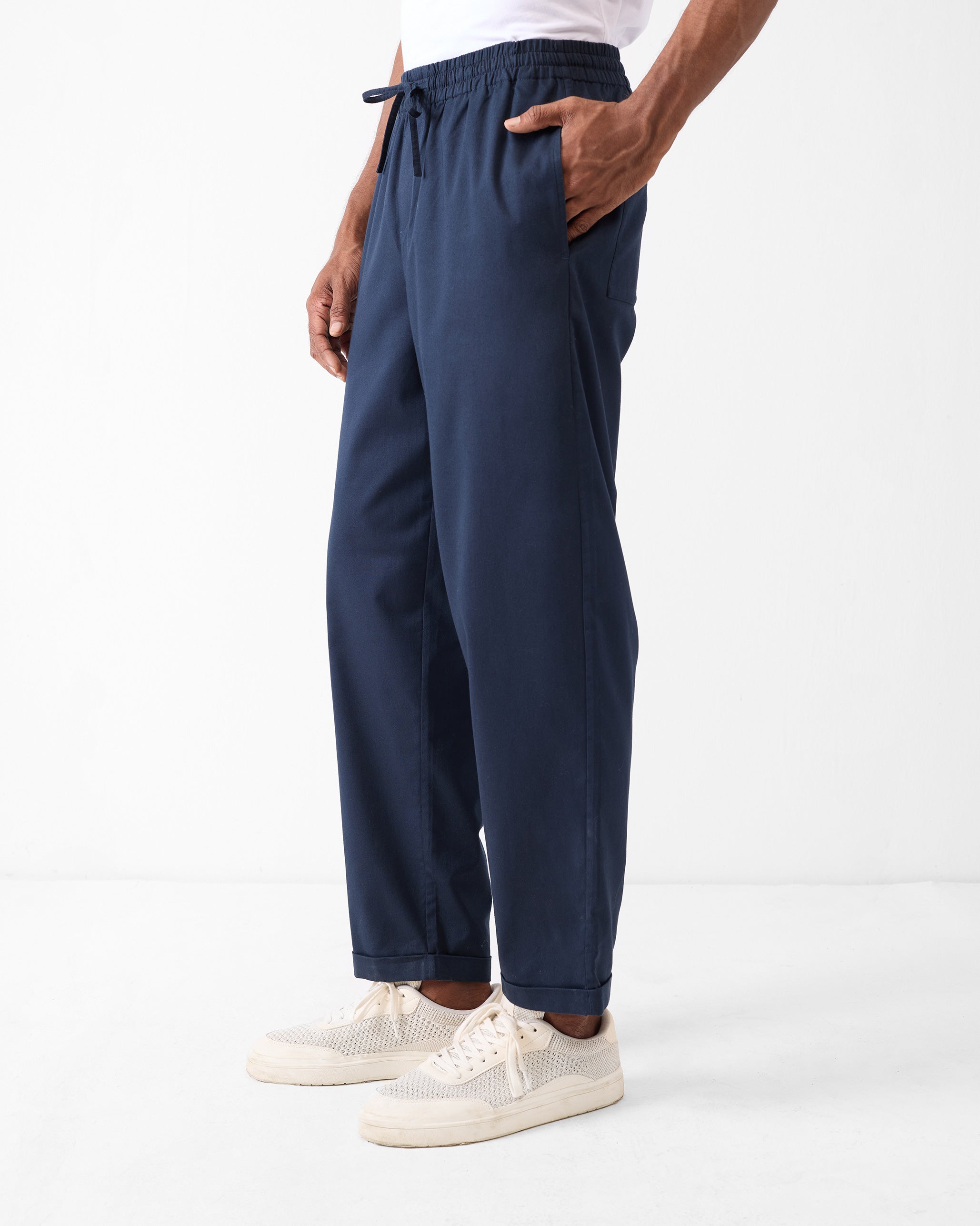 Relaxed Chinos - Navy