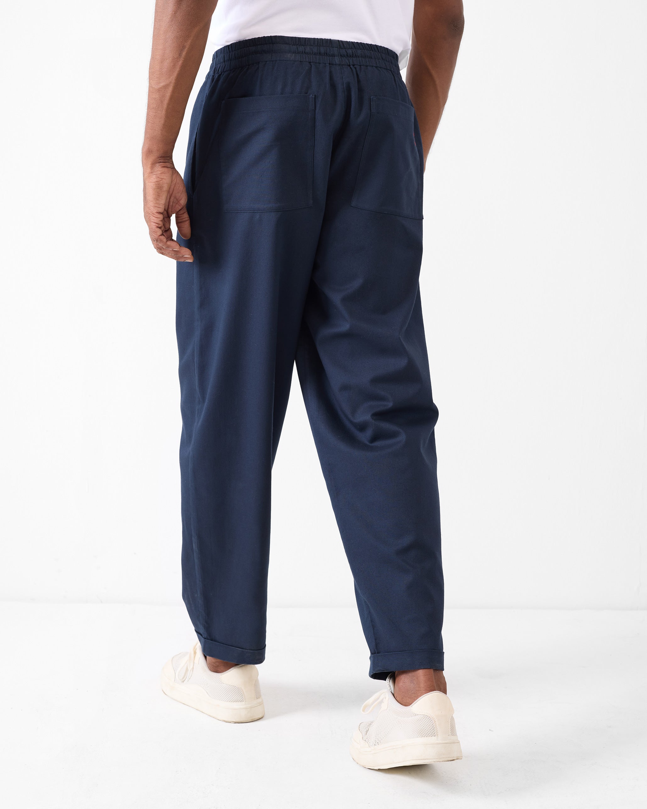 Relaxed Chinos - Navy