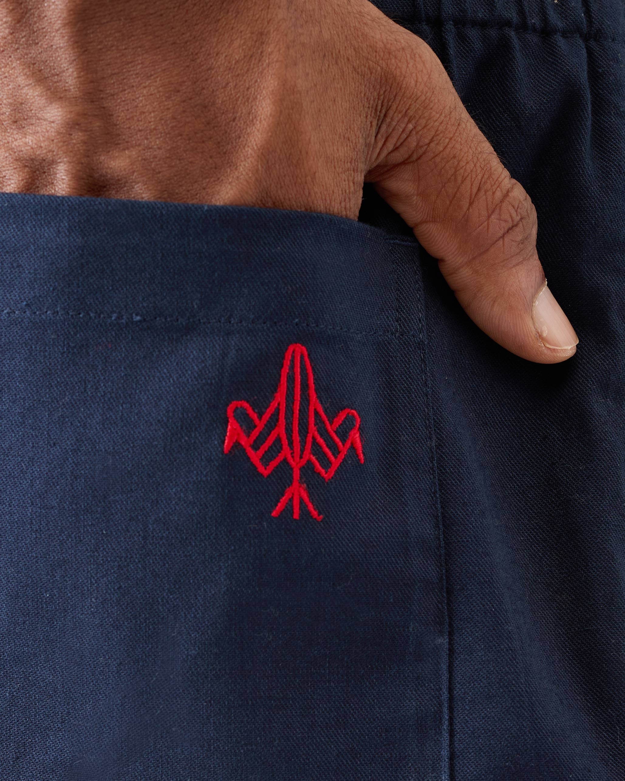 Relaxed Chinos - Navy