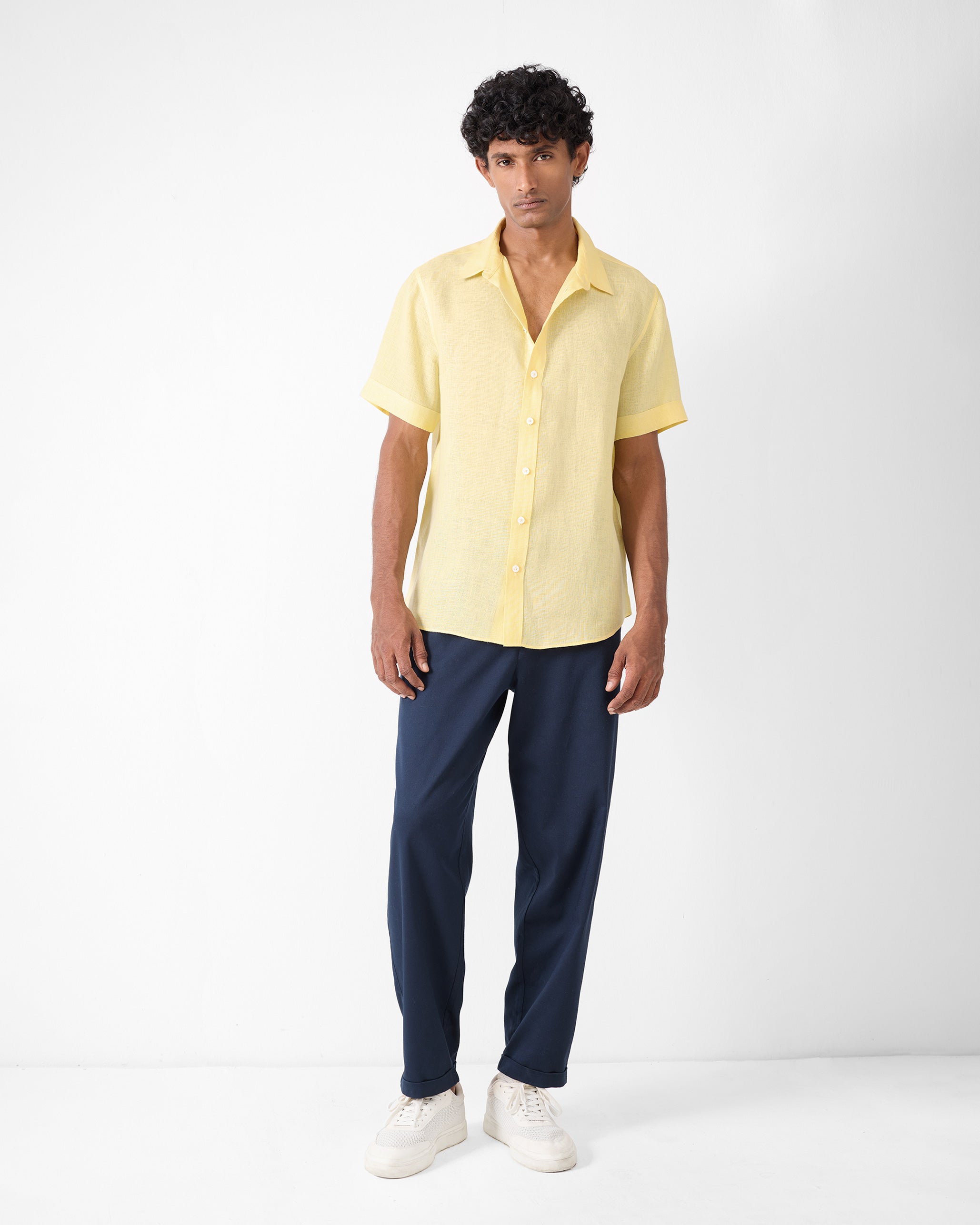 Relaxed Chinos - Navy