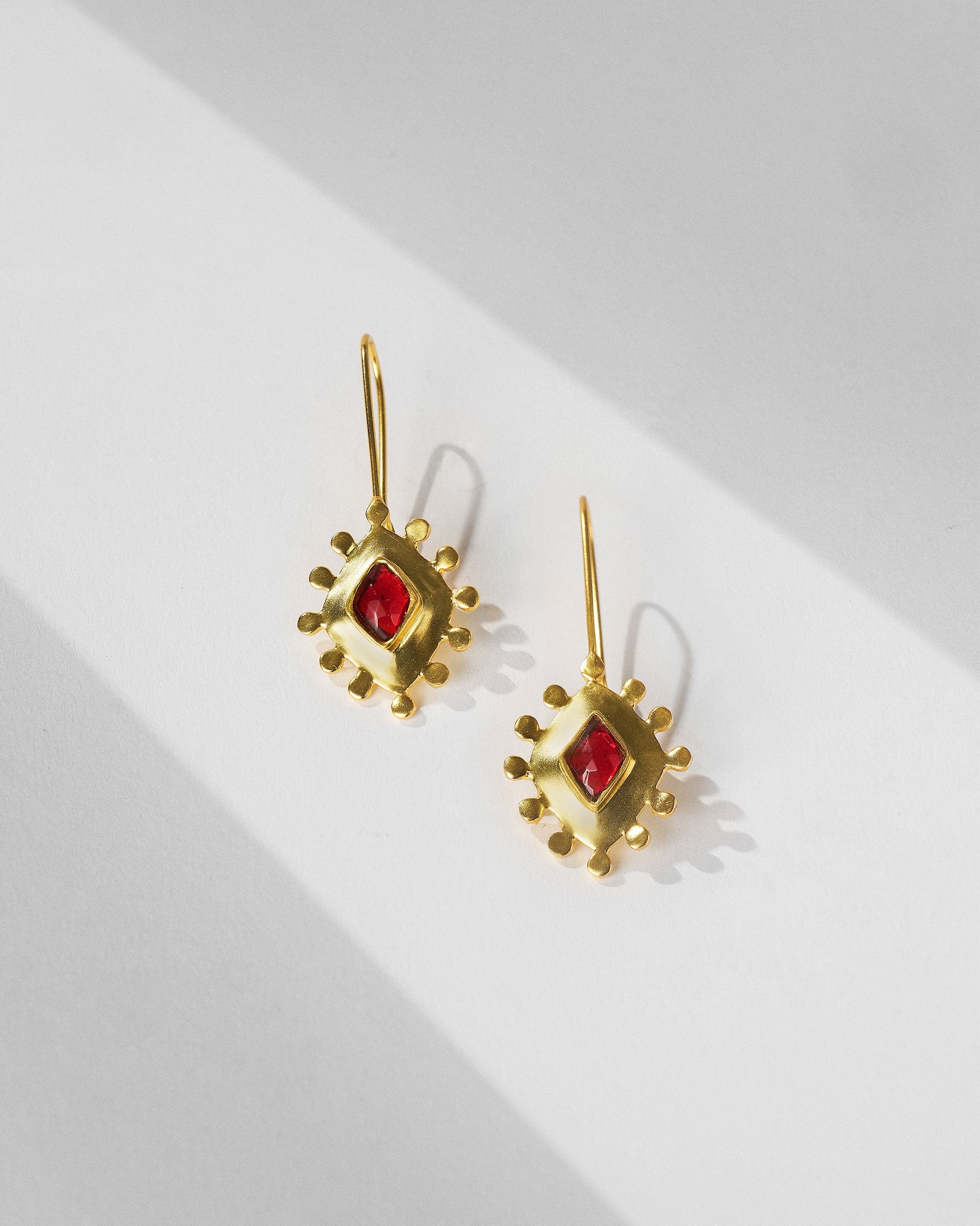 Garnet Barfi Drops - Gold