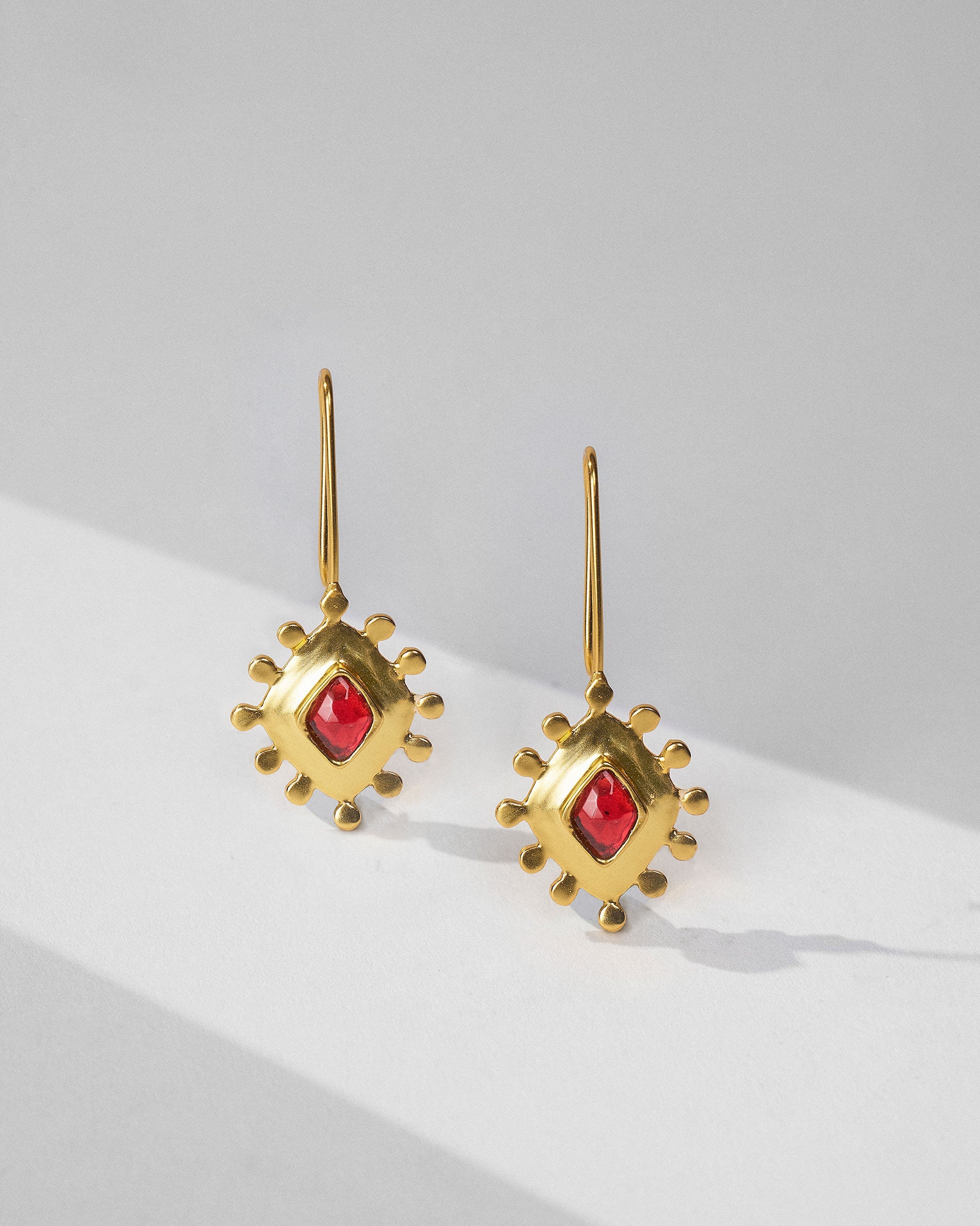 Garnet Barfi Drops - Gold