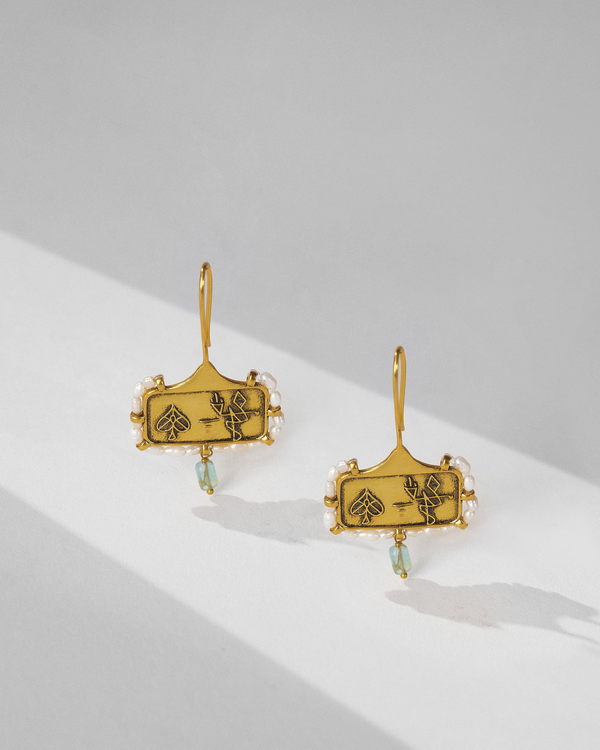 Bulbul Earrings - Gold