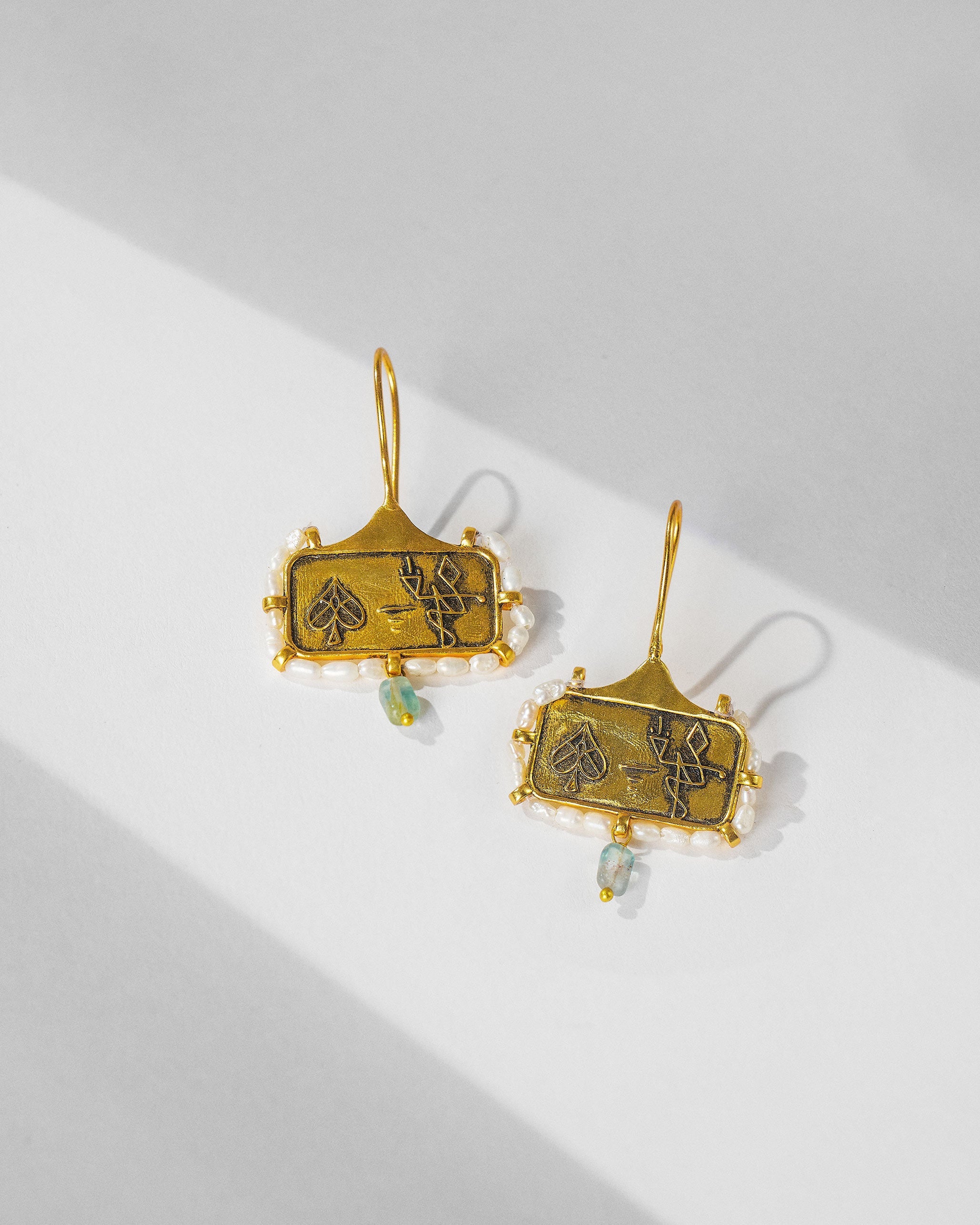 Bulbul Earrings - Gold