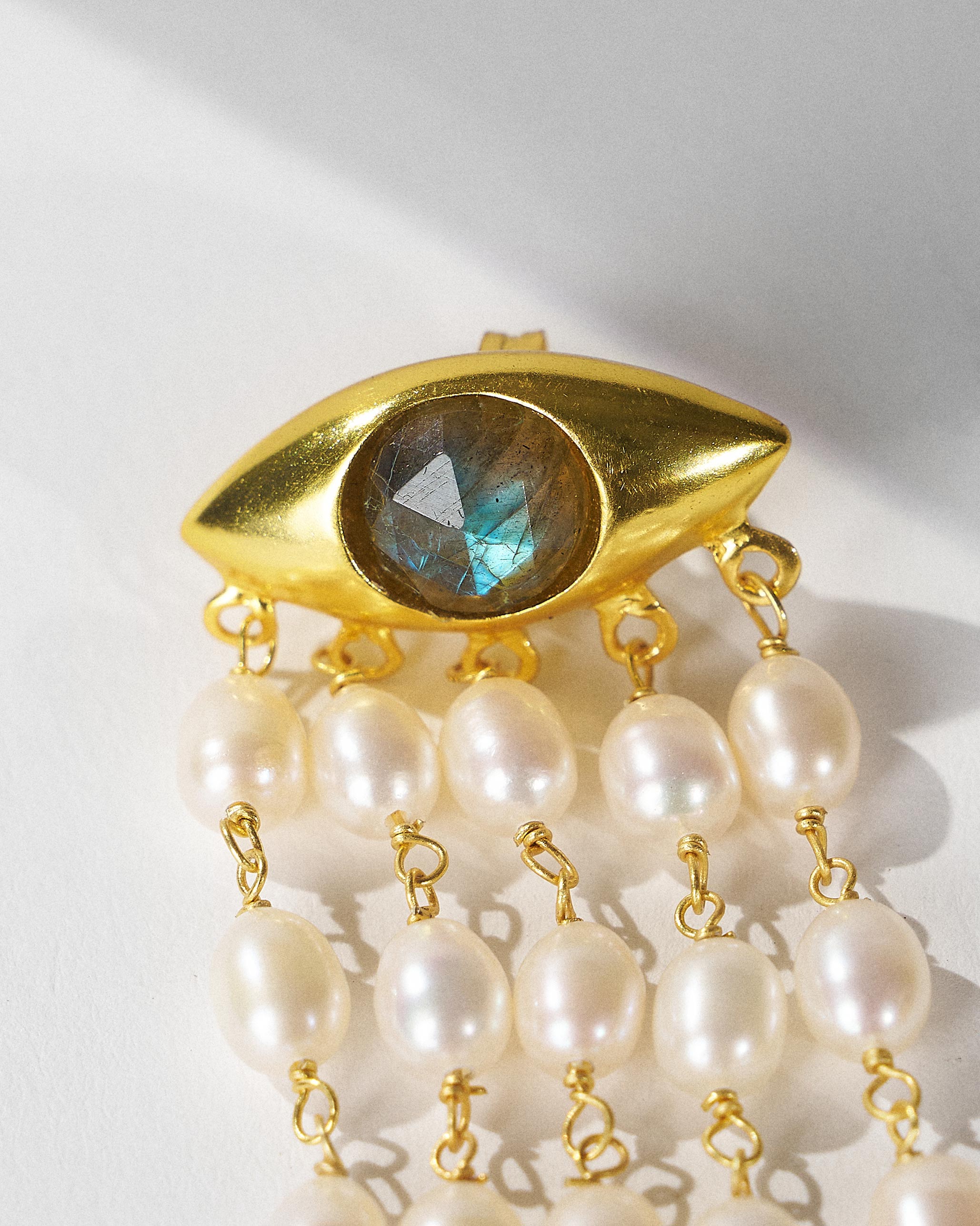 All Seeing Earrings - Gold