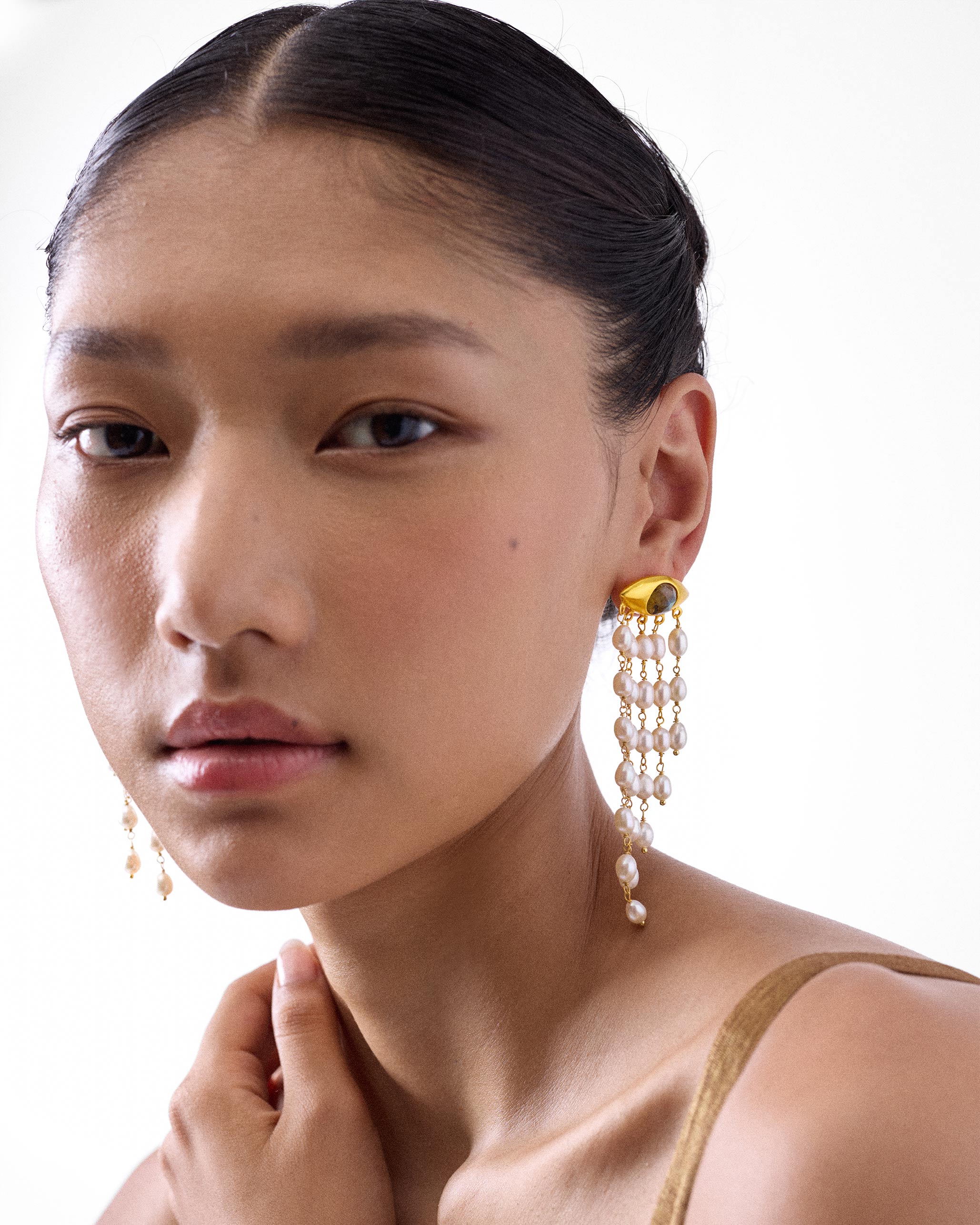 All Seeing Earrings - Gold