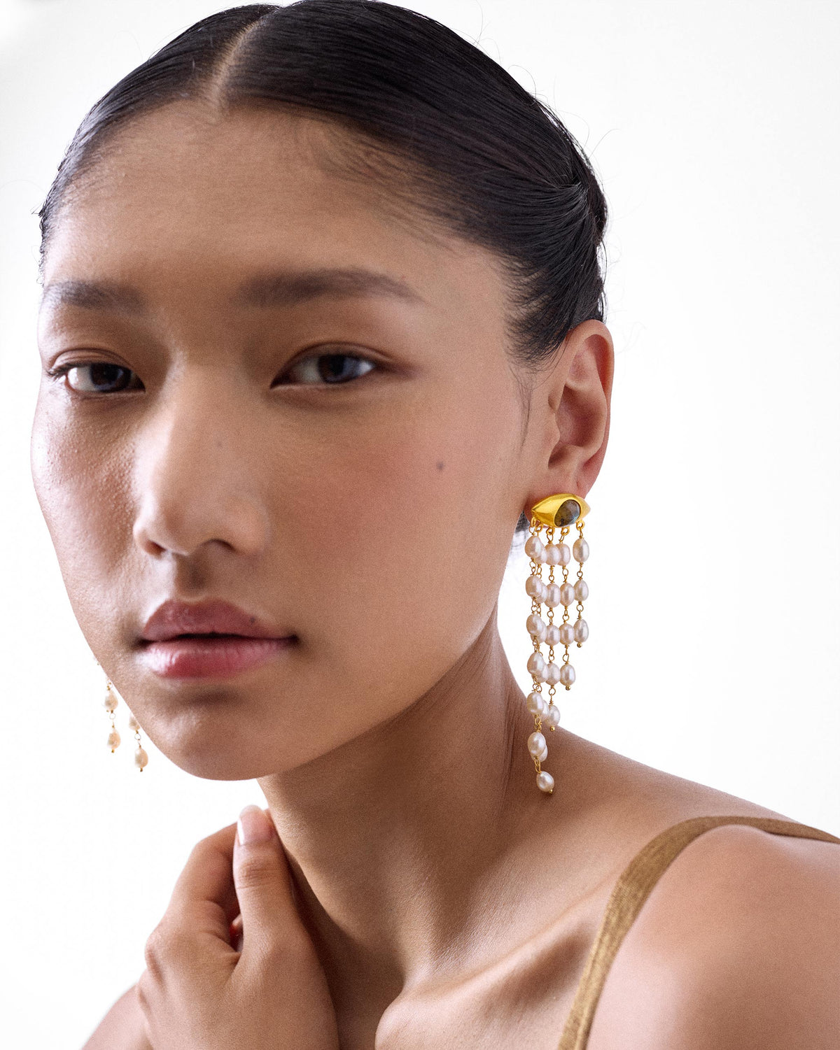All Seeing Earrings - Gold