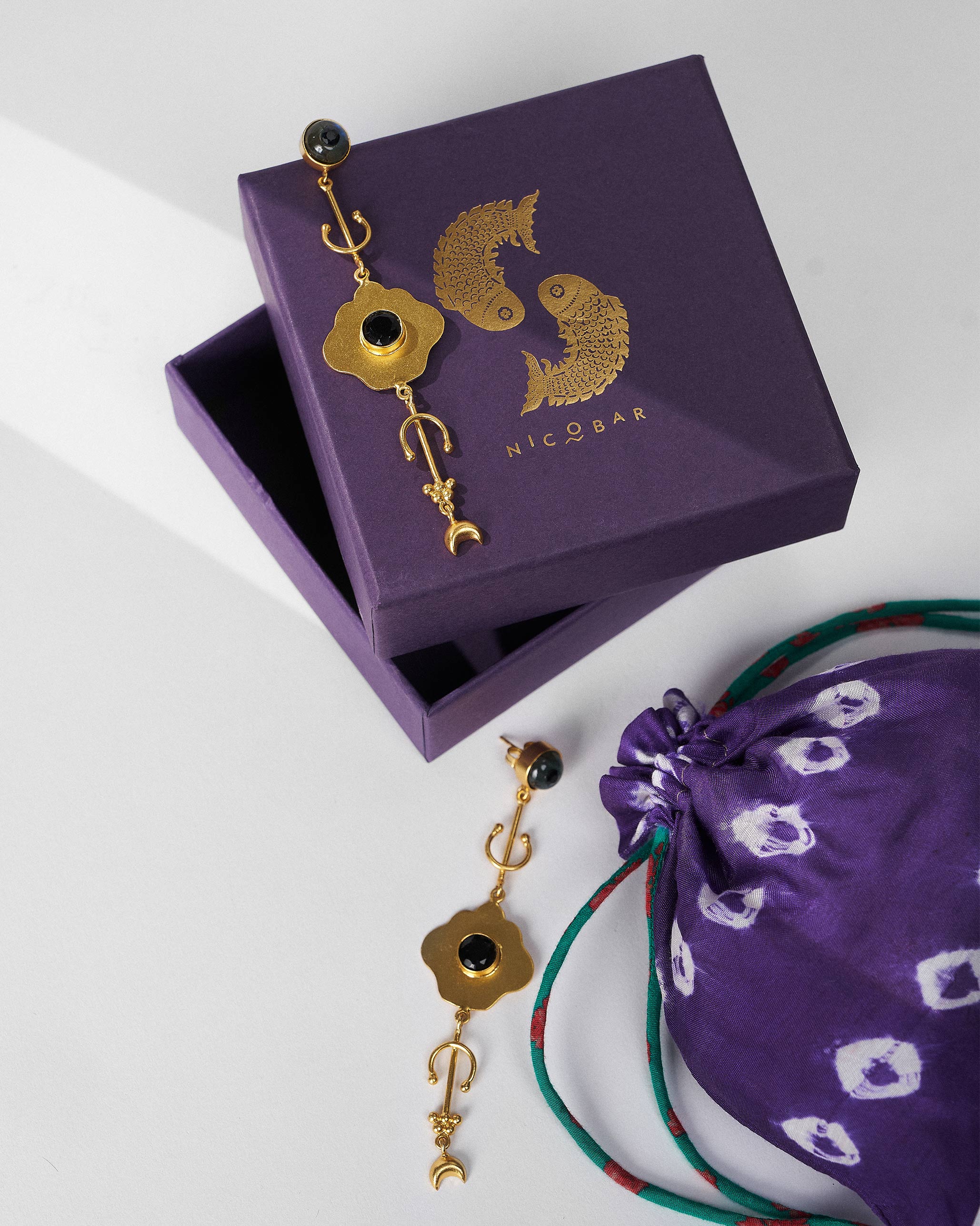 Berber Eye Dangler - Gold