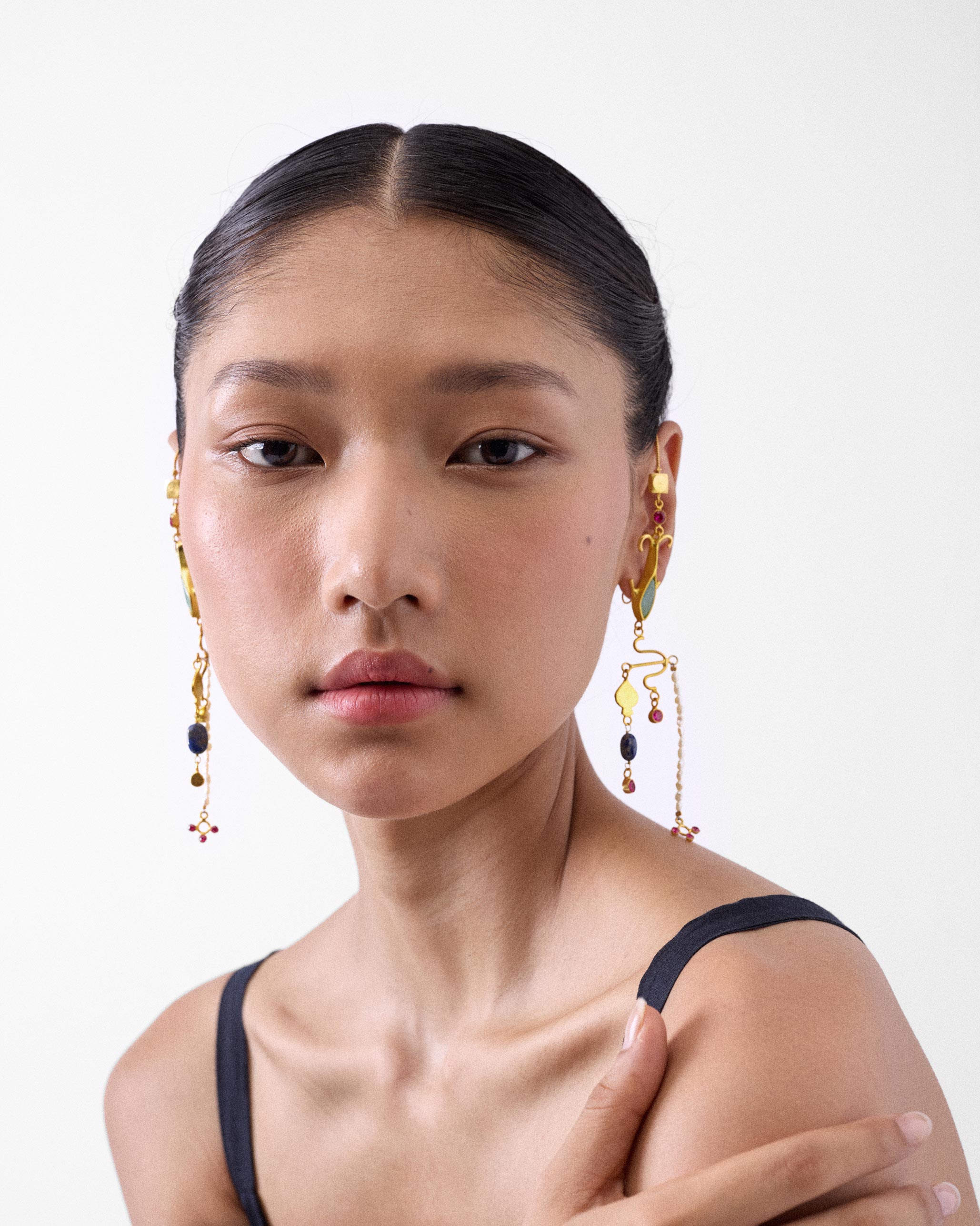 Indus Danglers - Gold