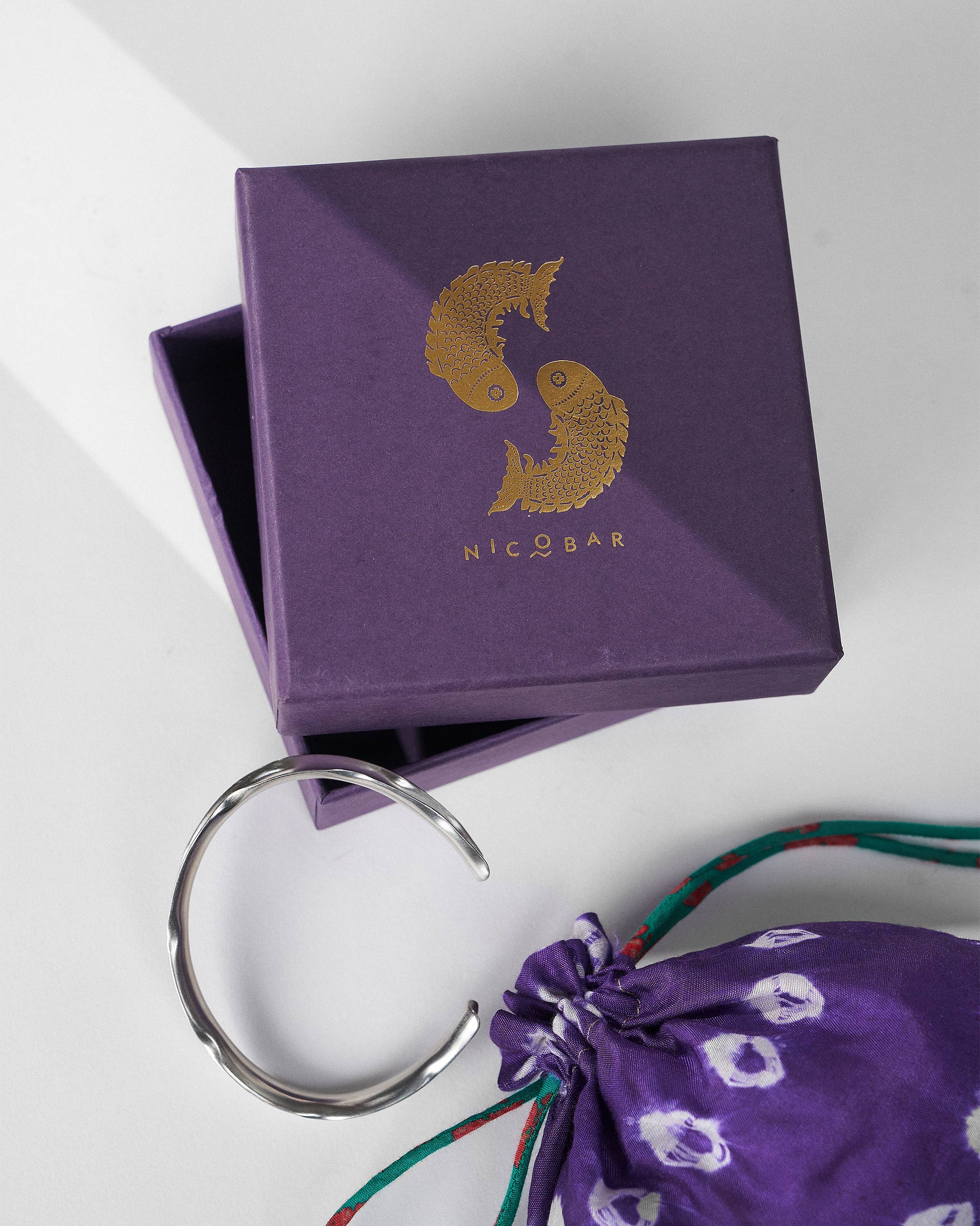 Batur Bangle Thin - Silver