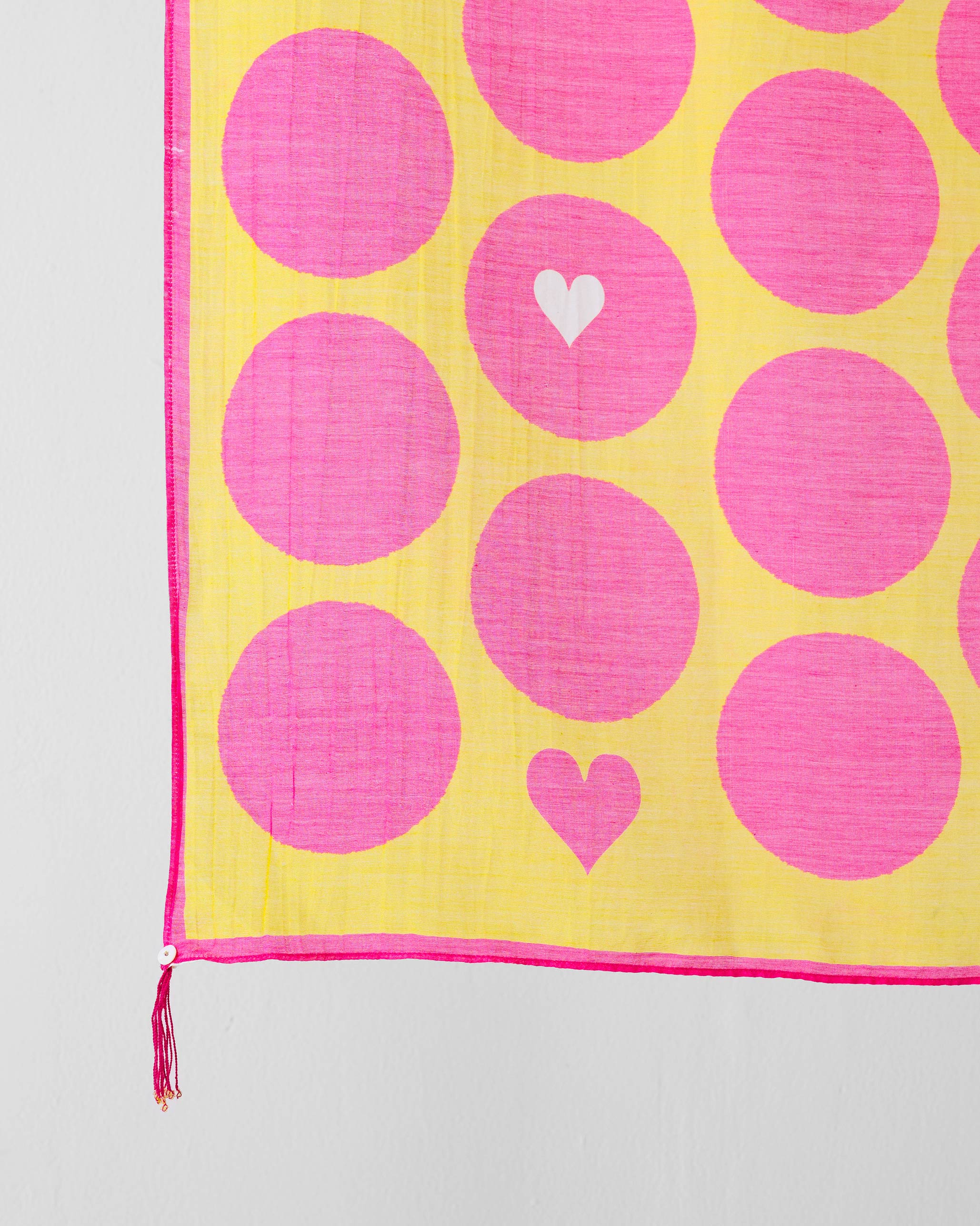 Pop Polka Scarf - Chartreuse