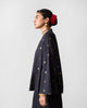 Tangier Top - Black & Gold Printed
