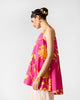 Lantern Top - Fuchsia & Lime Printed
