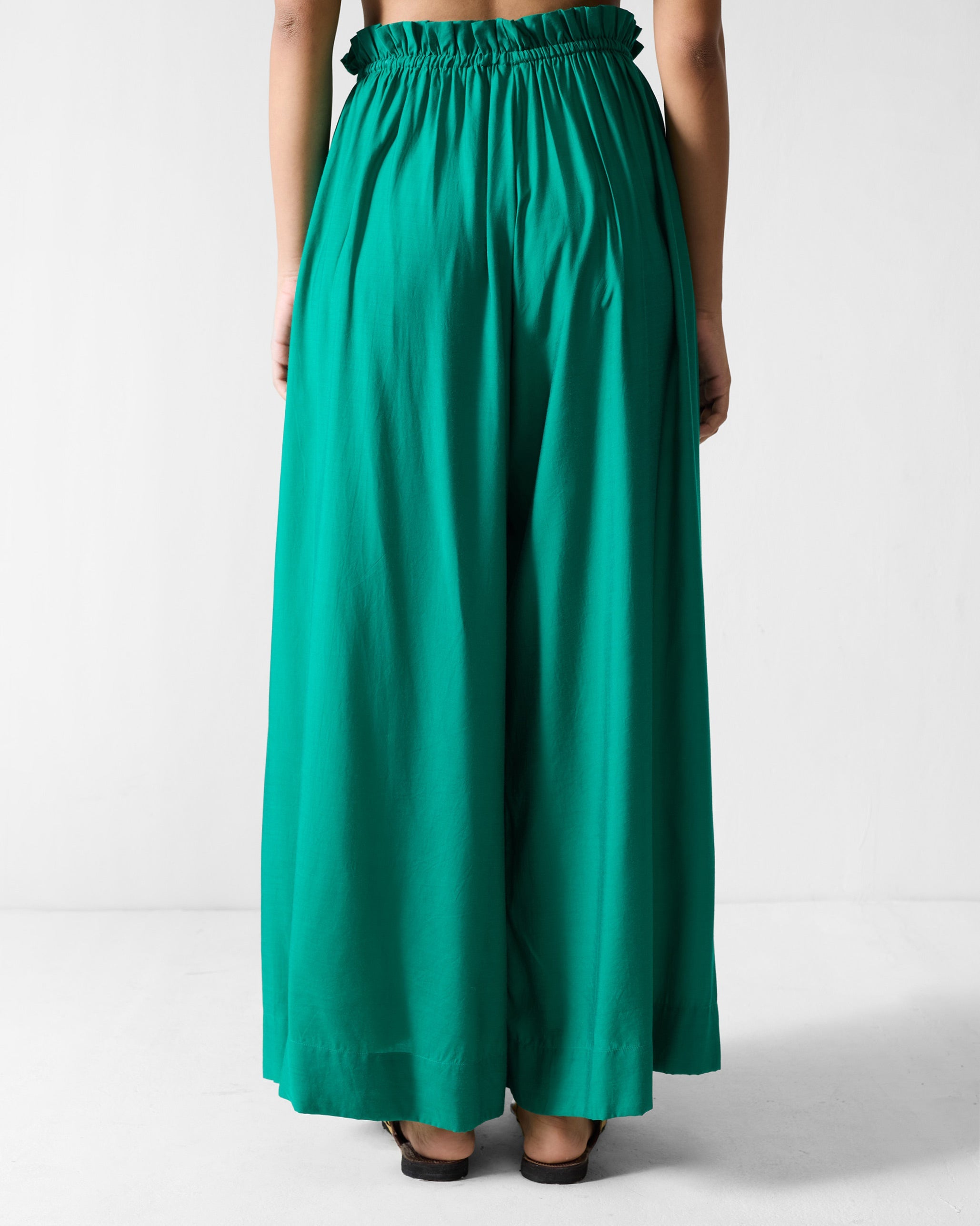 Paperbag Pants - Green