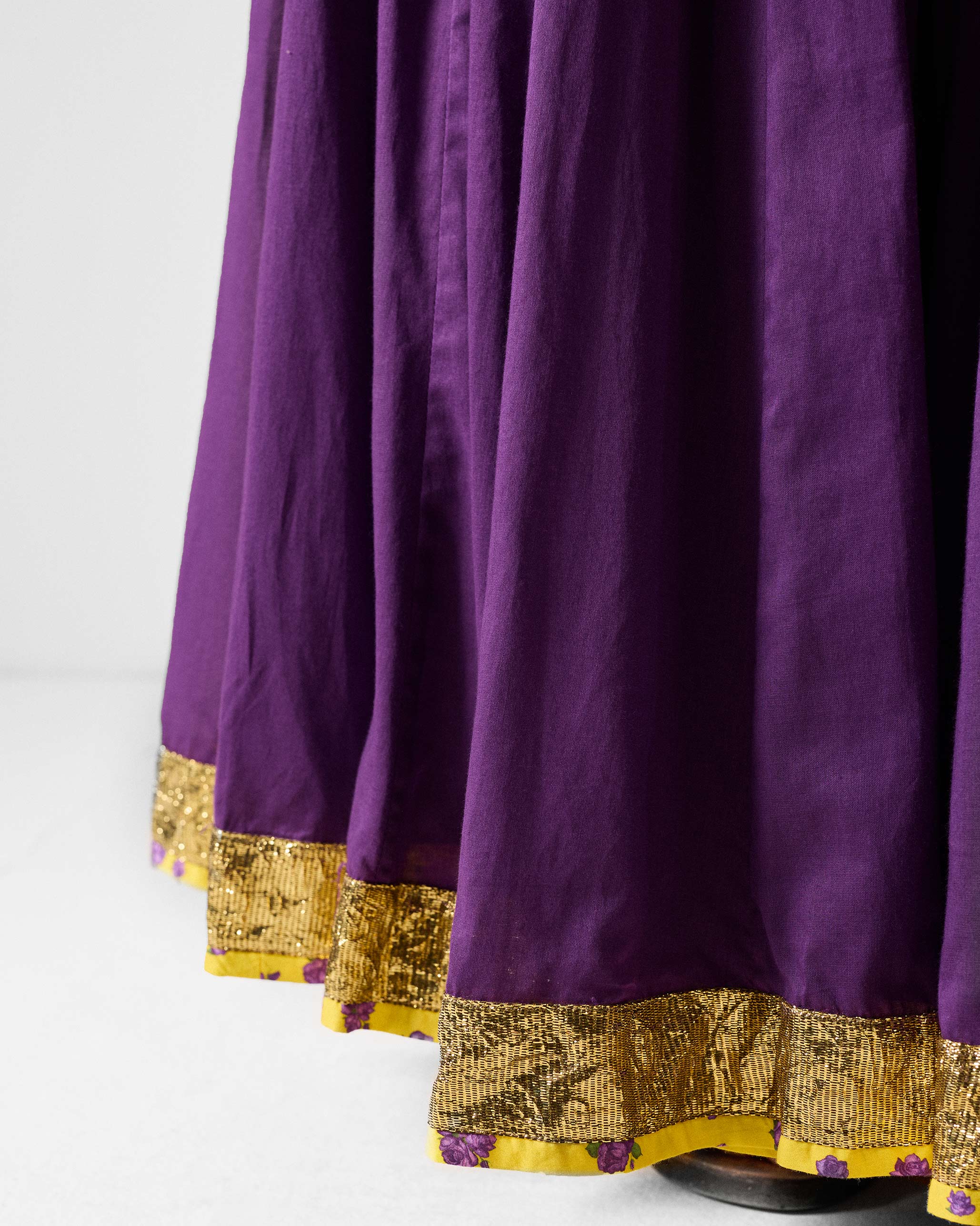 Sahara Skirt - Purple & Gold