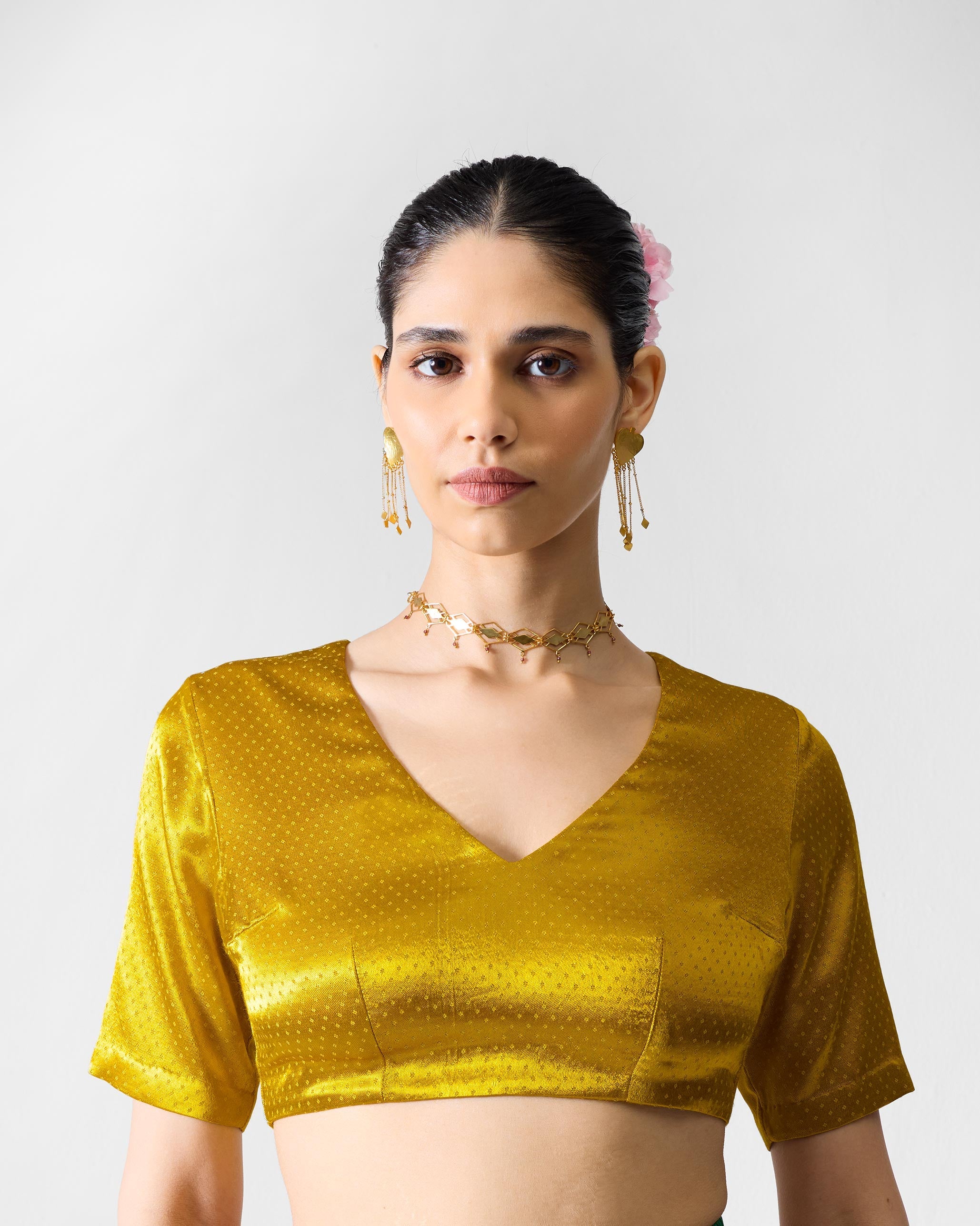 Dori Blouse - Chartreuse