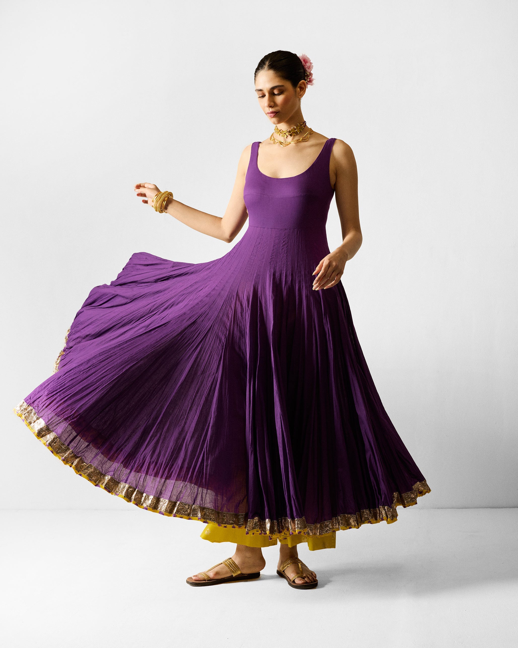 Kochi Kurta - Purple