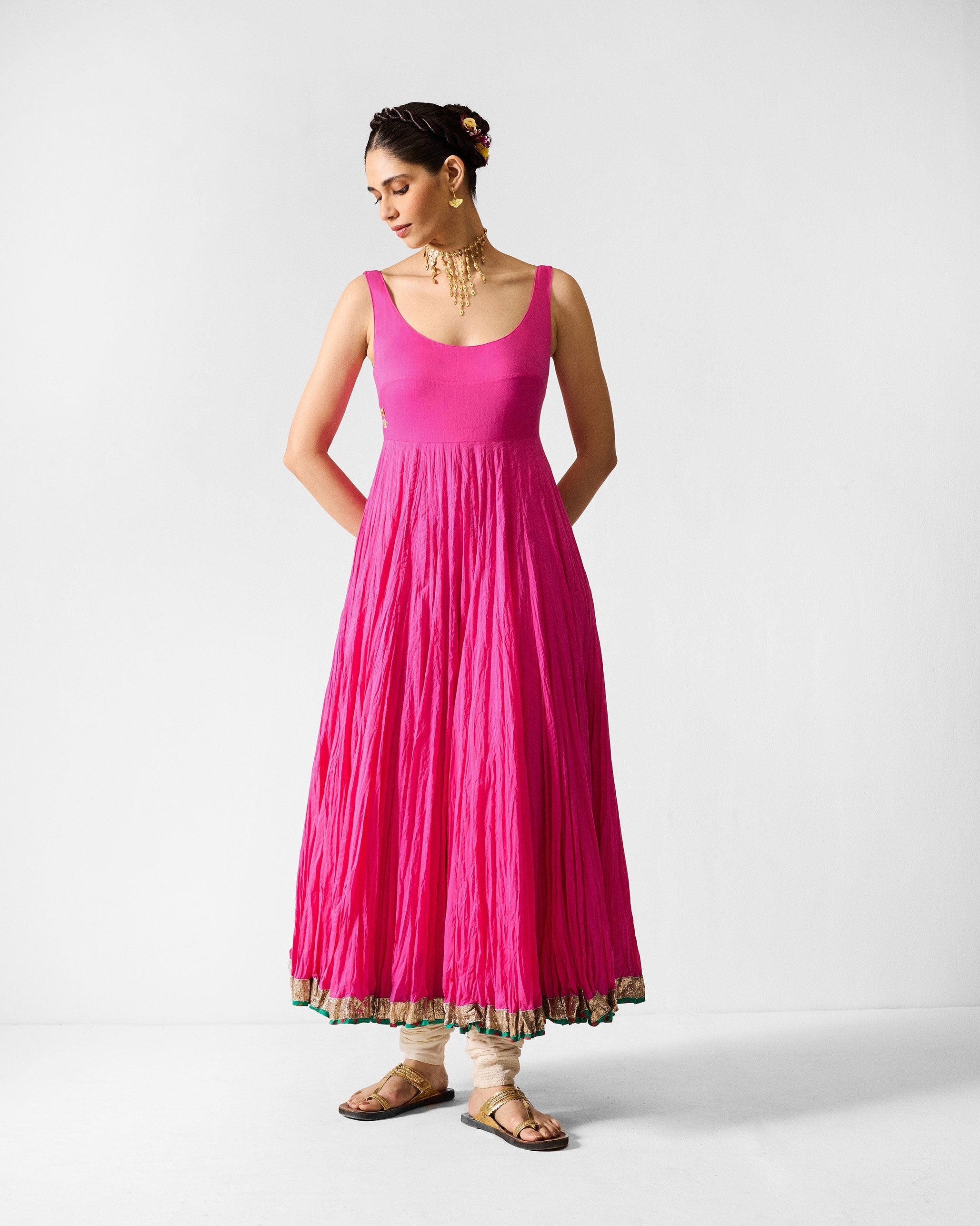 Kochi Kurta - Fuchsia