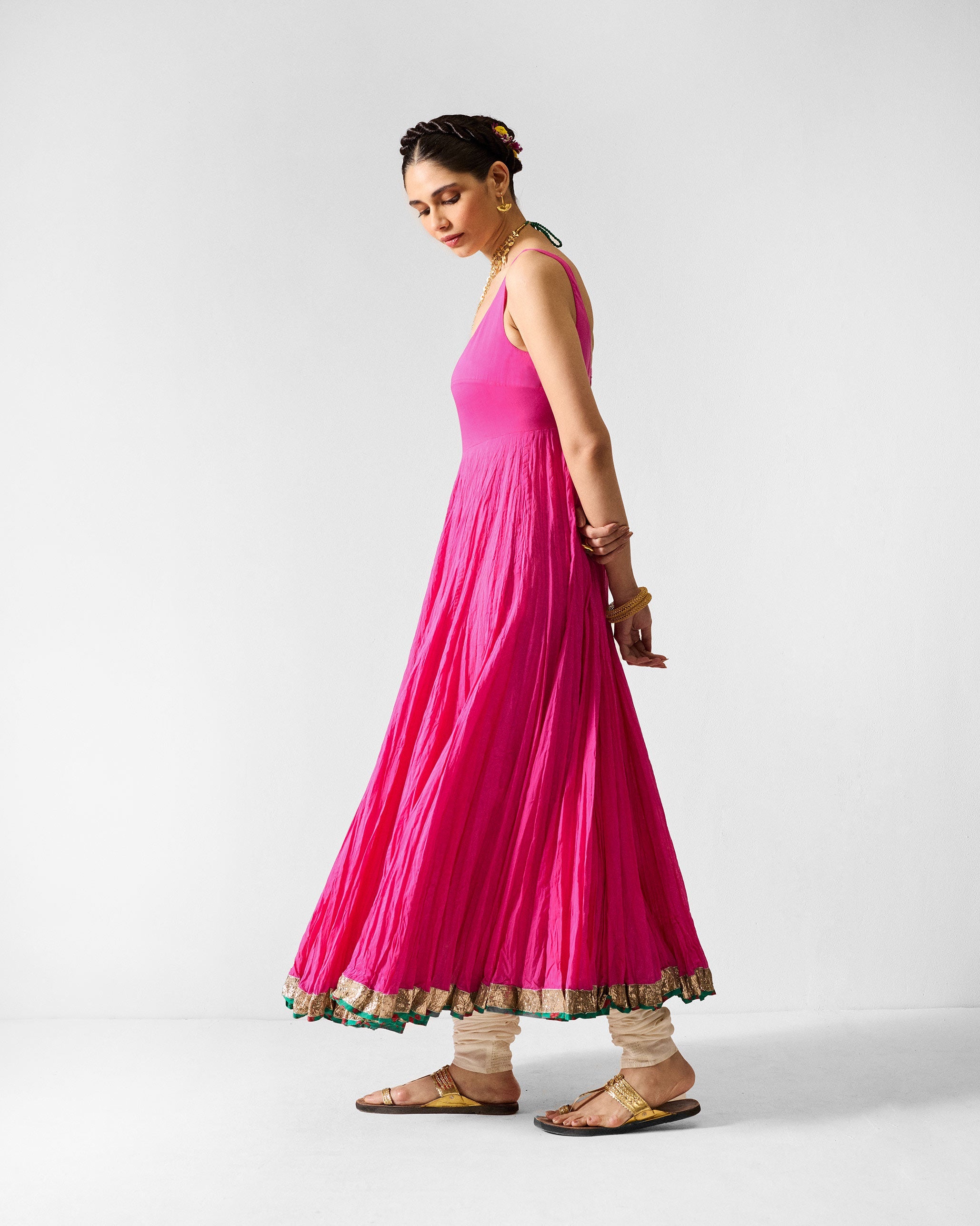 Kochi Kurta - Fuchsia