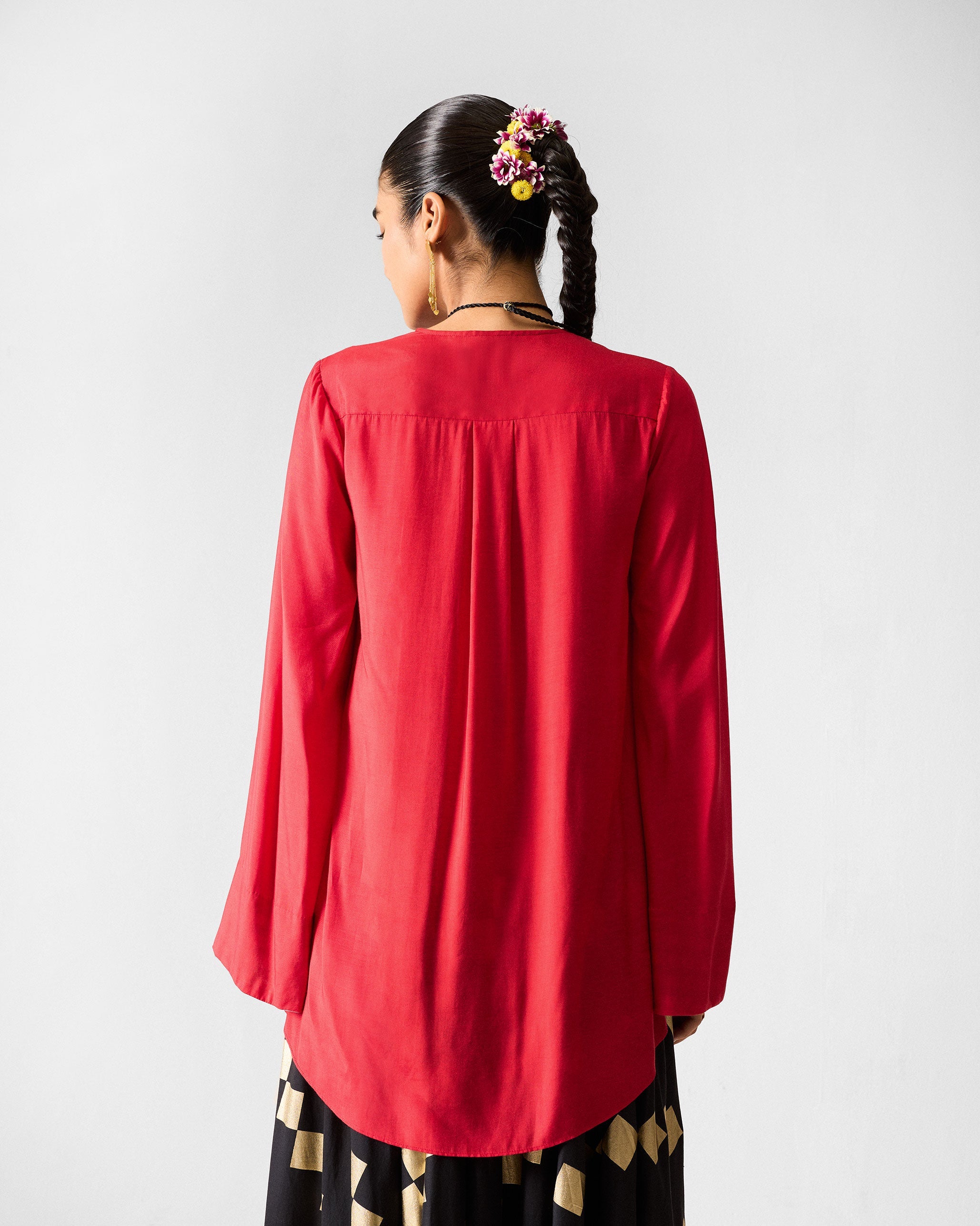 Panaji Top - Red