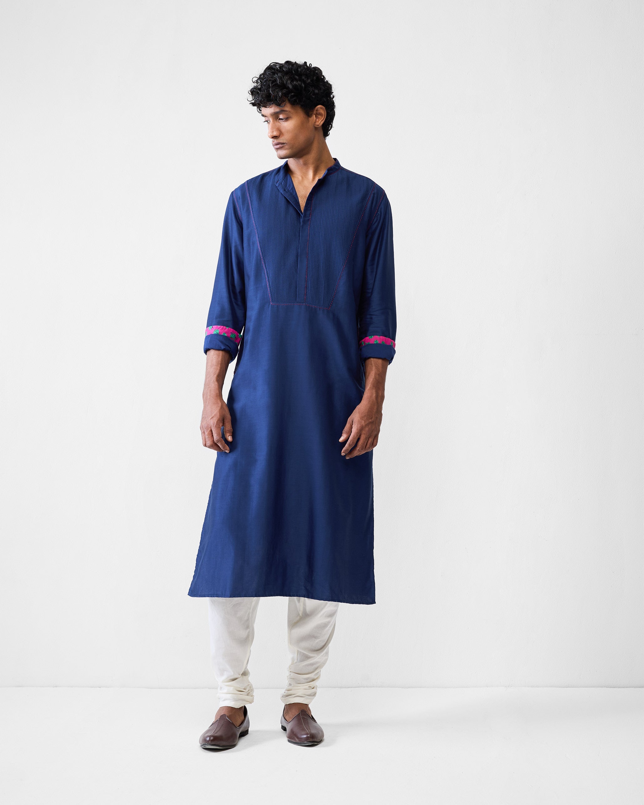 Talha Kurta - Navy