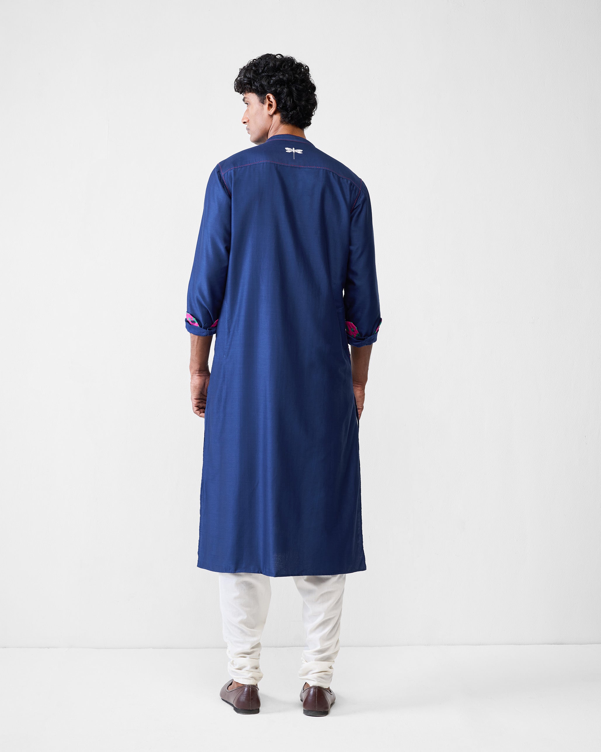 Talha Kurta - Navy