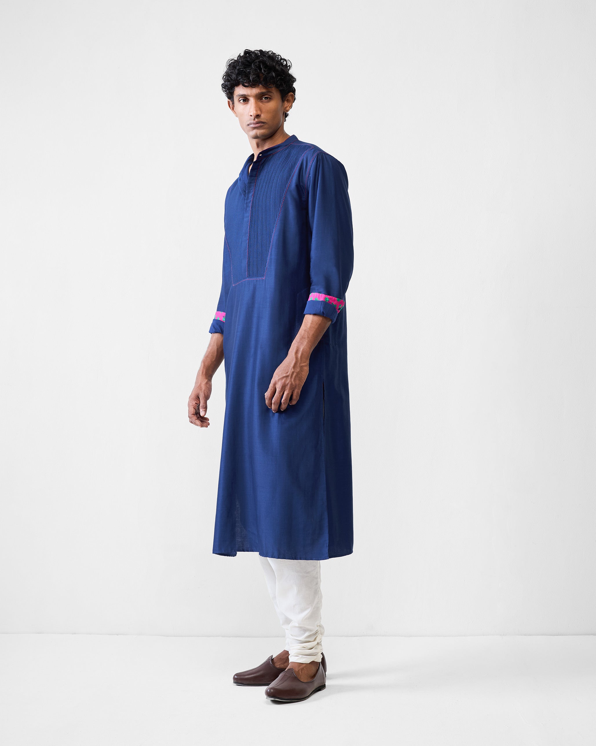 Talha Kurta - Navy