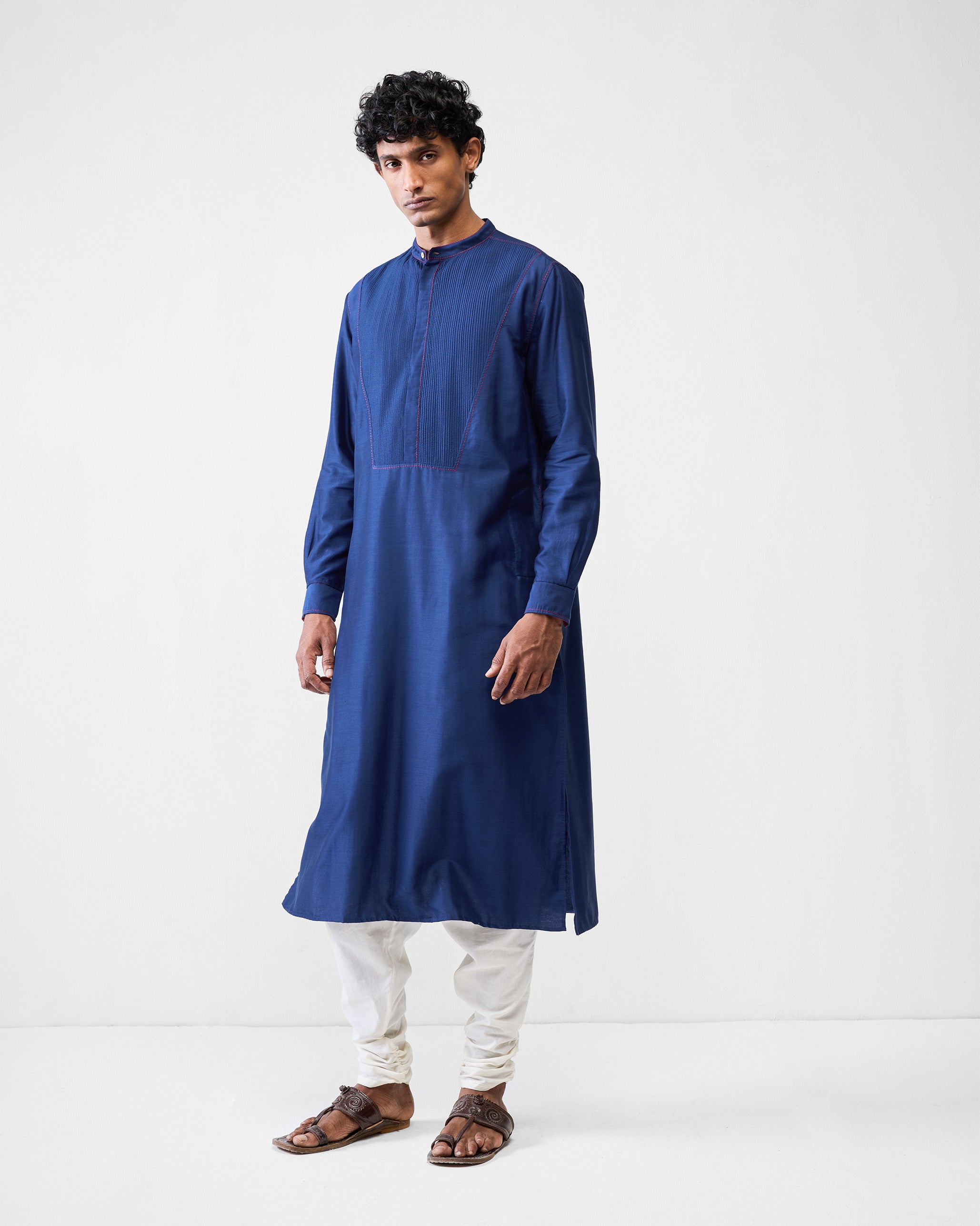 Talha Kurta - Navy