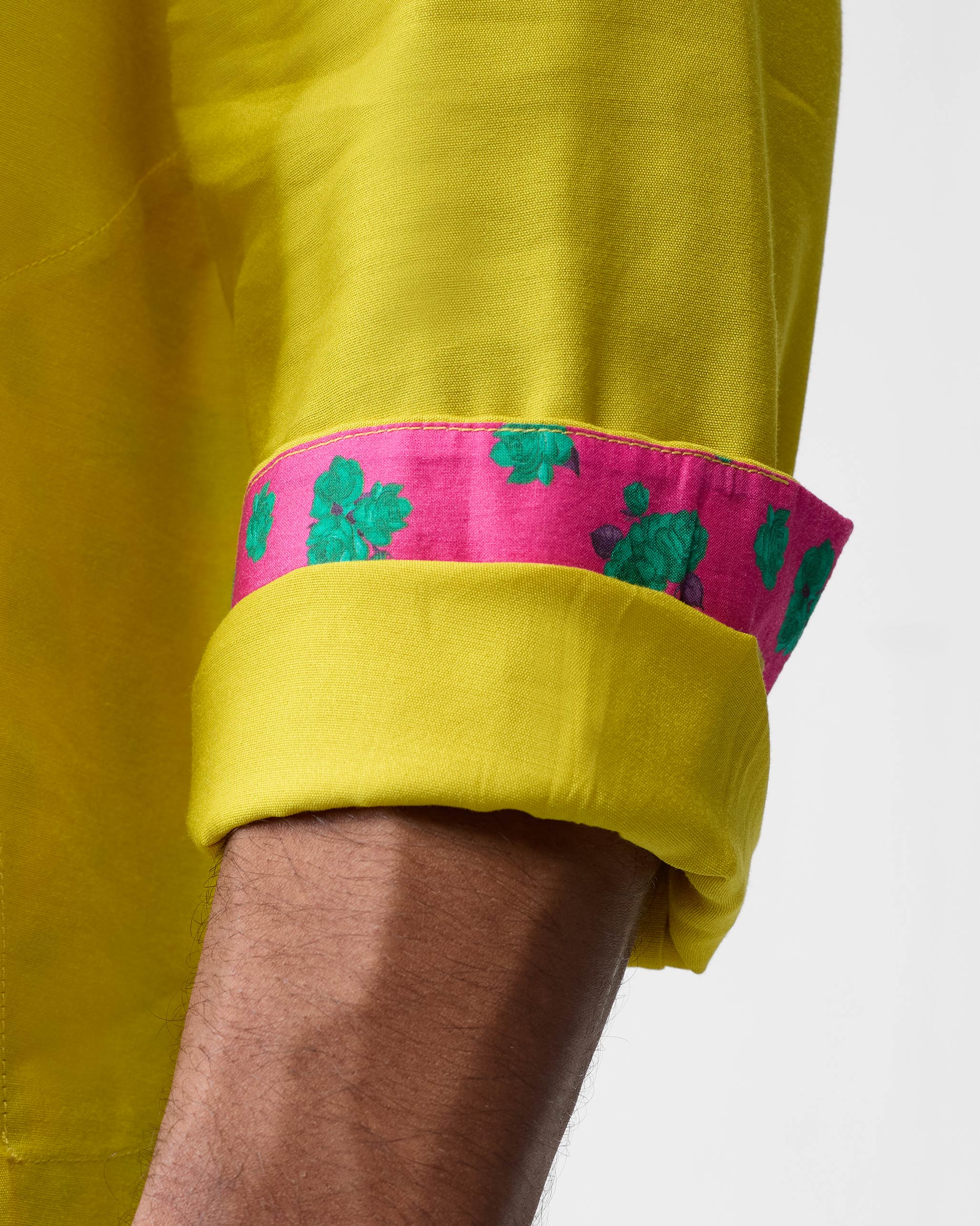 Bouquet Kurta - Chartreuse