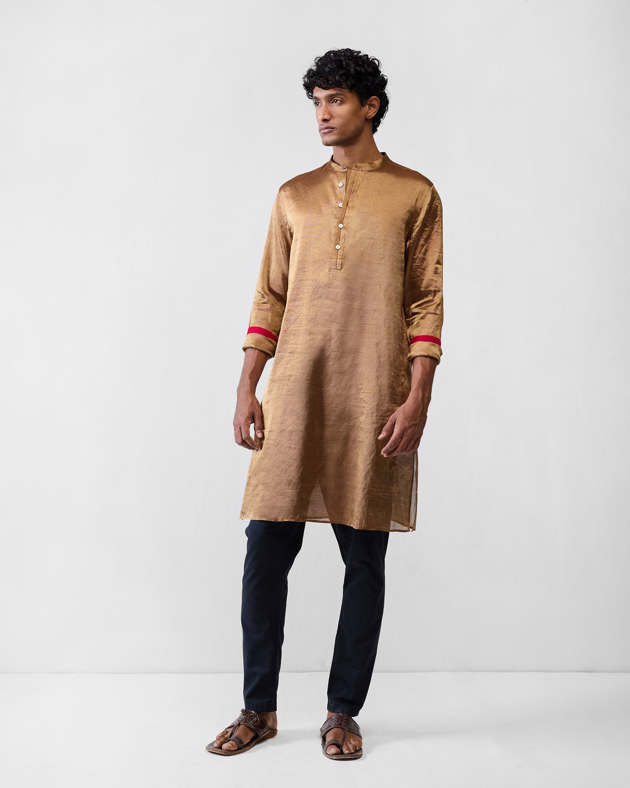 Chandni Chowk Kurta - Gold