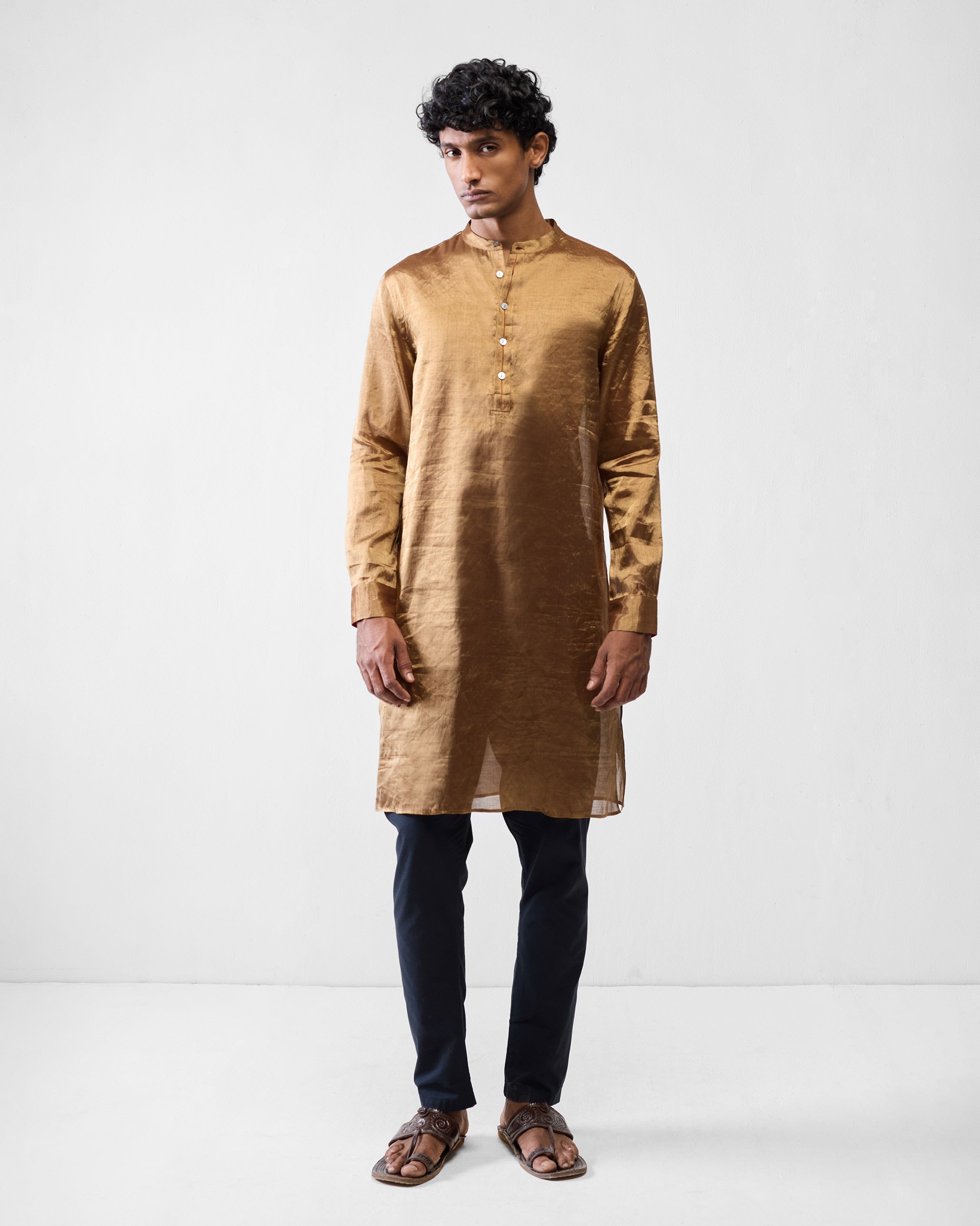 Chandni Chowk Kurta - Gold