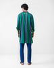 Jubilee Kurta - Green & Navy Printed