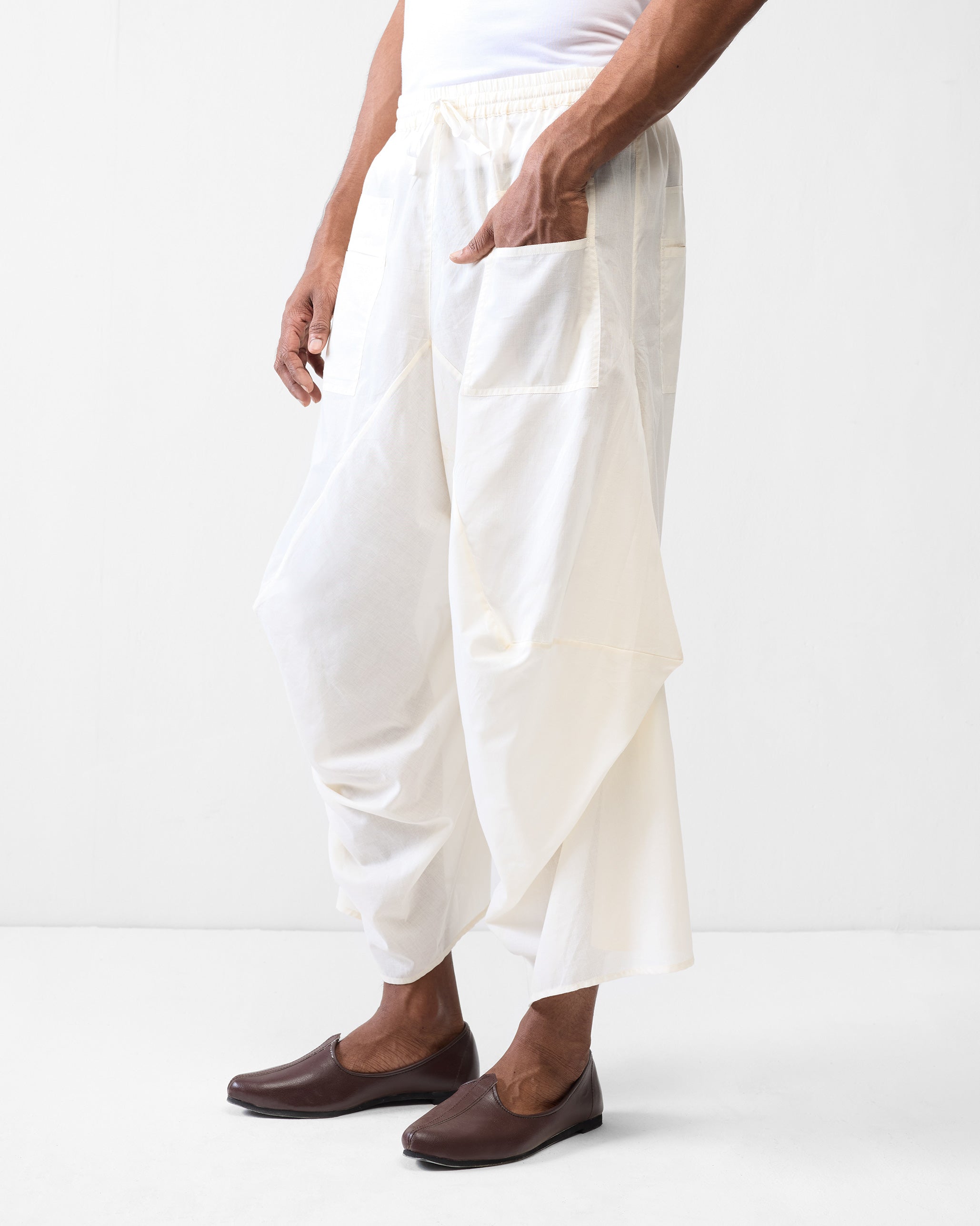 Tahir Trousers - Ivory