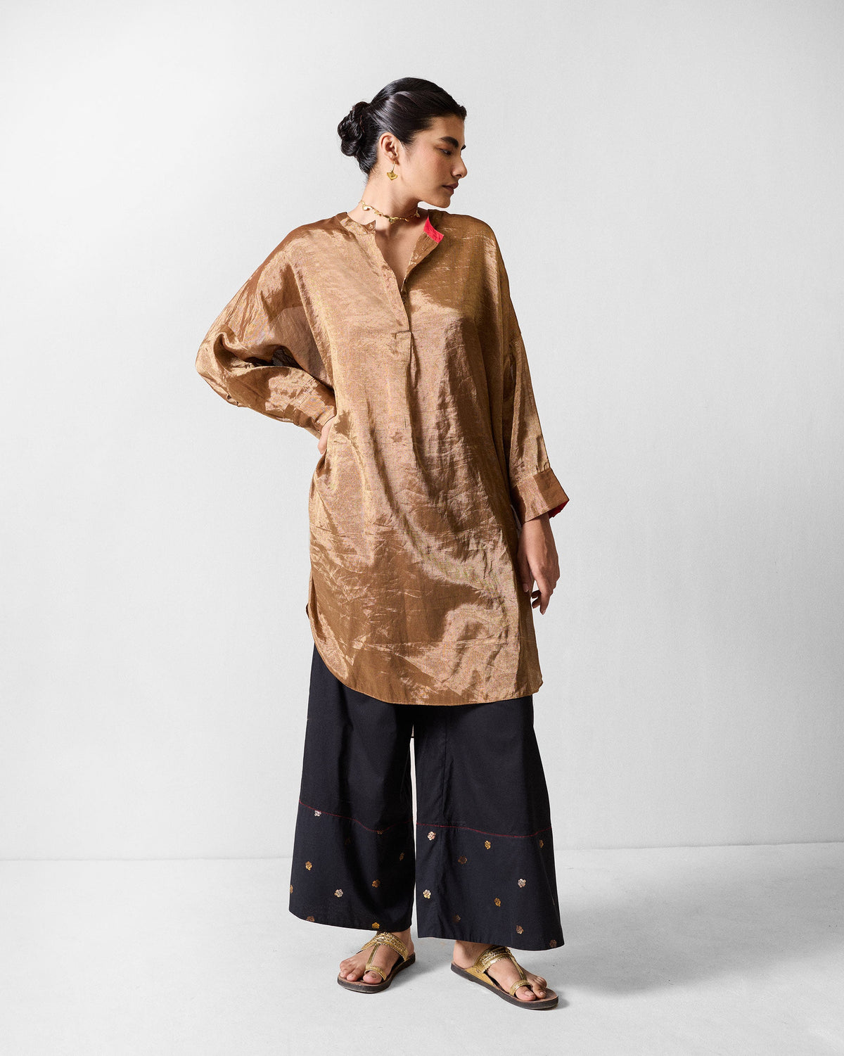 Lazy Sunday Tunic - Gold