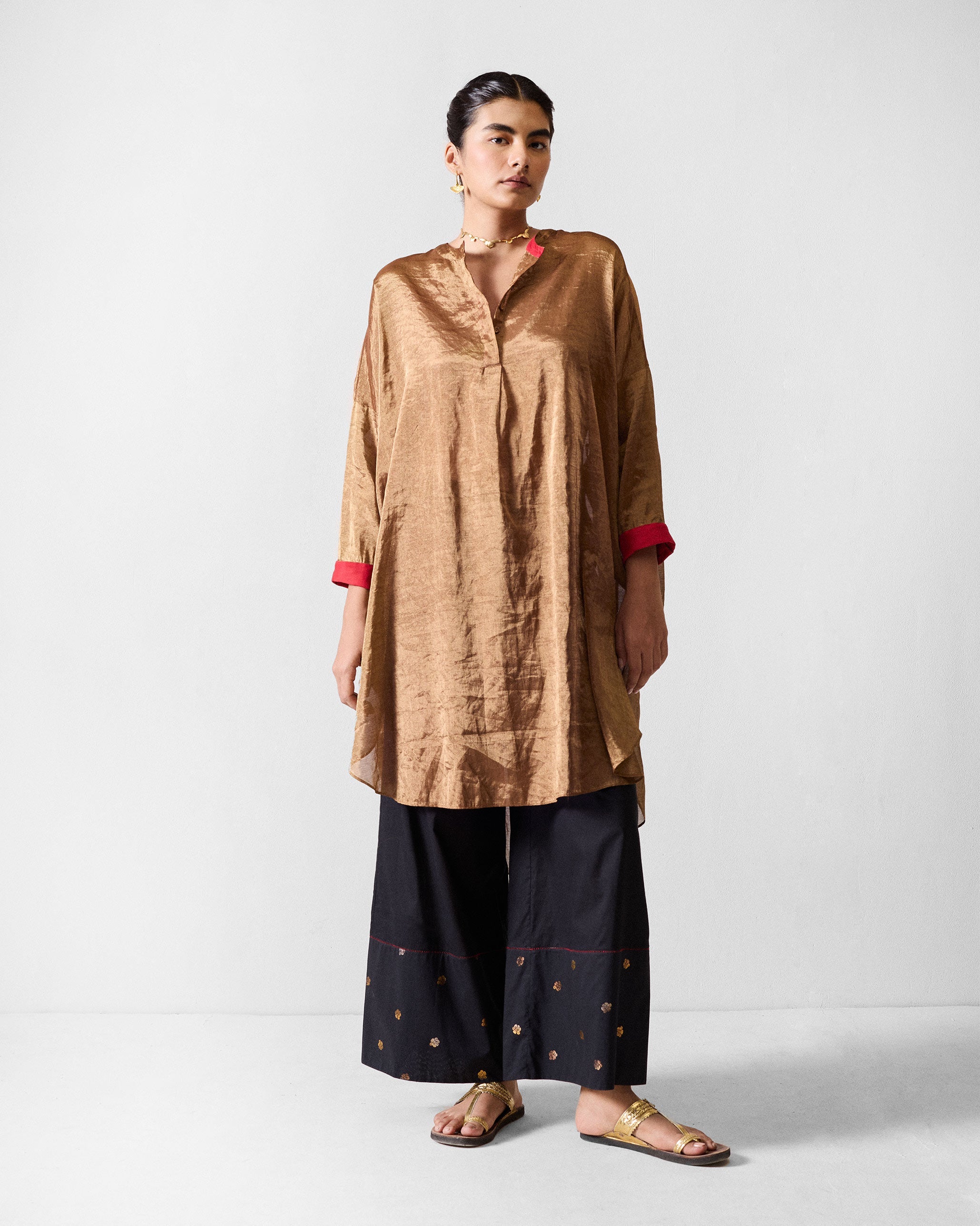 Lazy Sunday Tunic - Gold