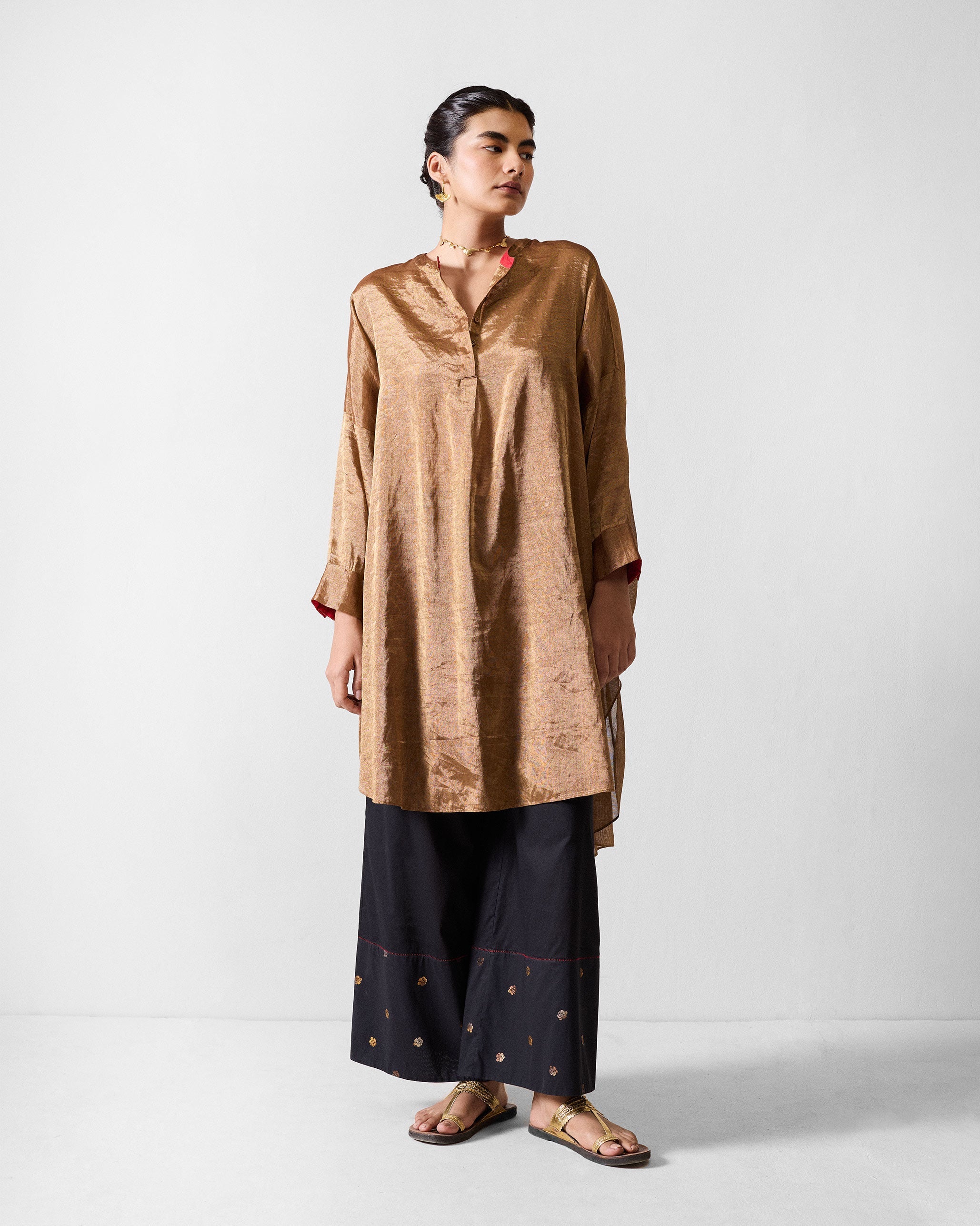 Lazy Sunday Tunic - Gold