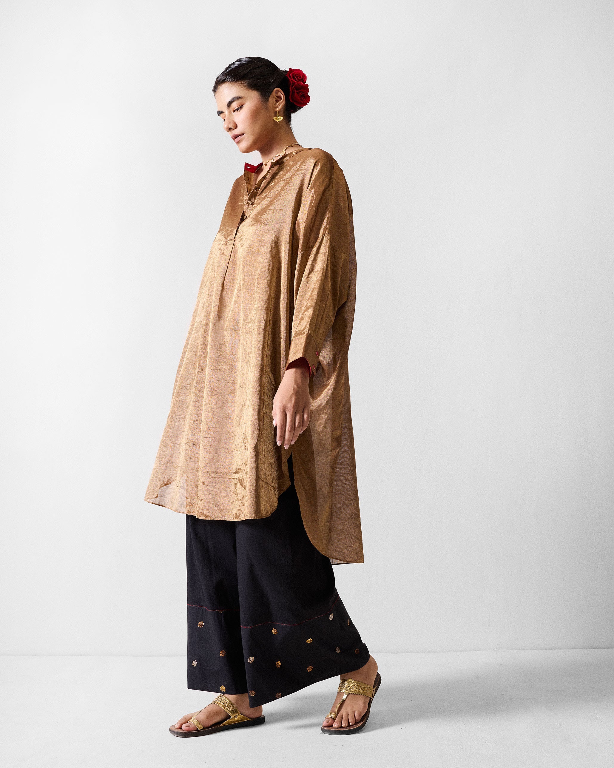 Lazy Sunday Tunic - Gold