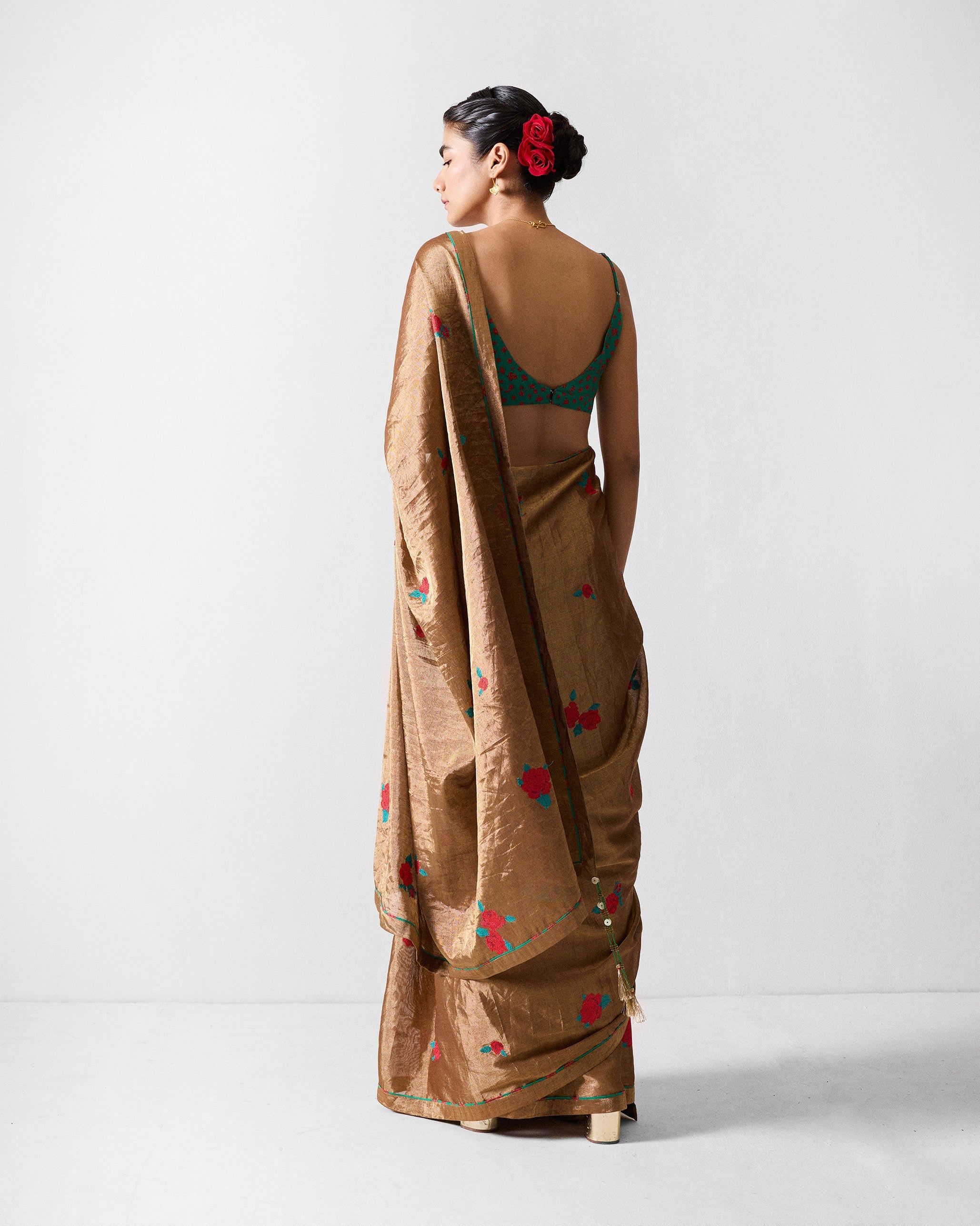 Reva Sari - Gold Embroidered