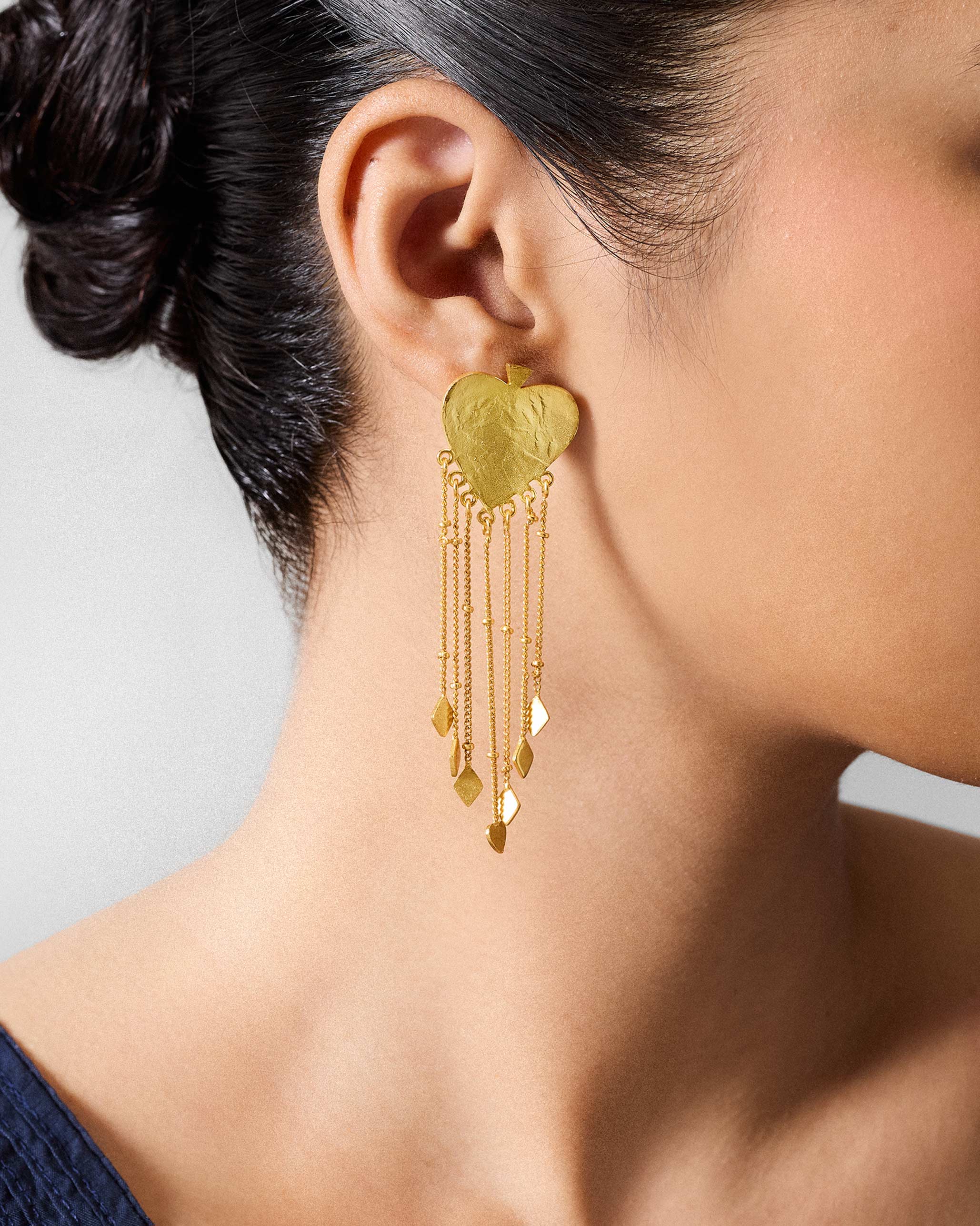 Paan Patta Dangler - Gold