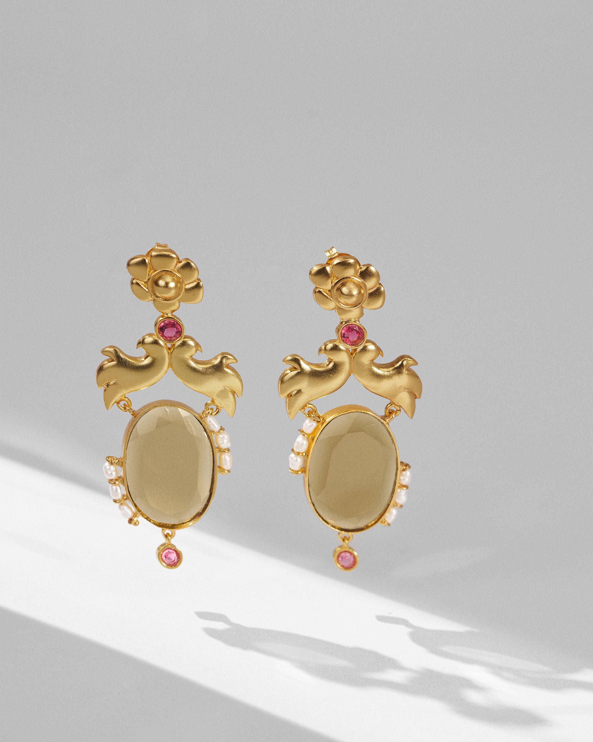 Chidiya Earrings - Gold