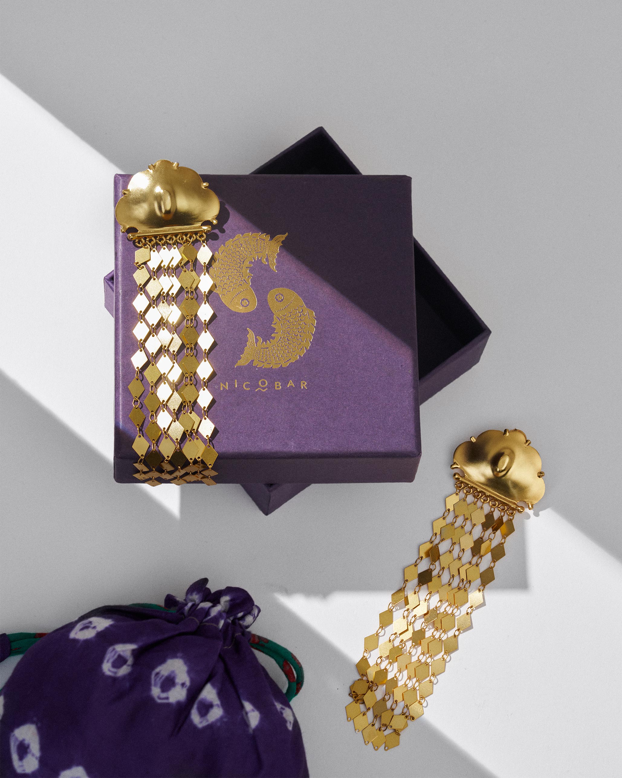 Barish Shoulder Duster - Gold