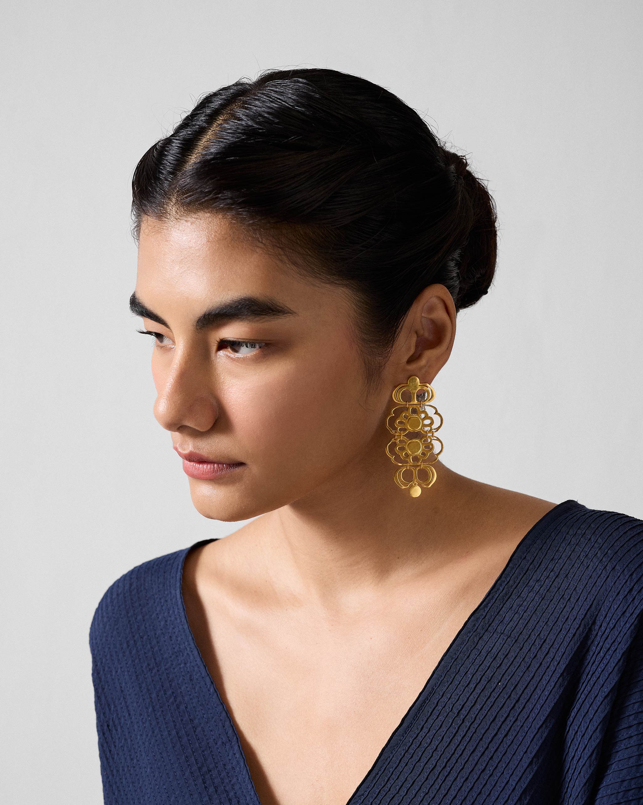 Titli Earrings - Gold