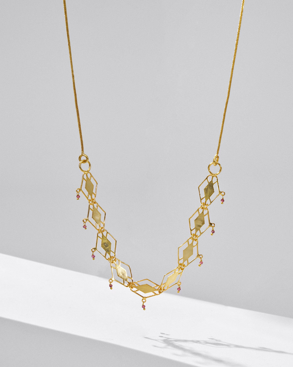 Barfi Necklace - Gold