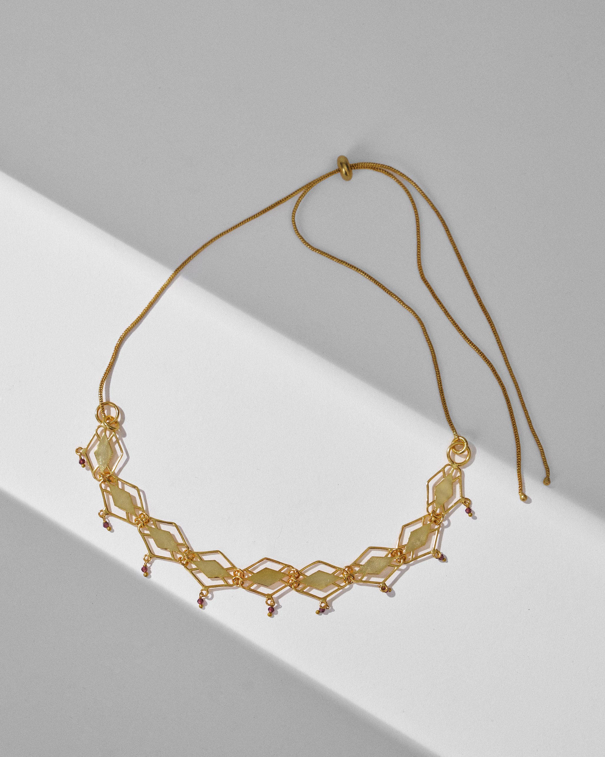 Barfi Necklace - Gold